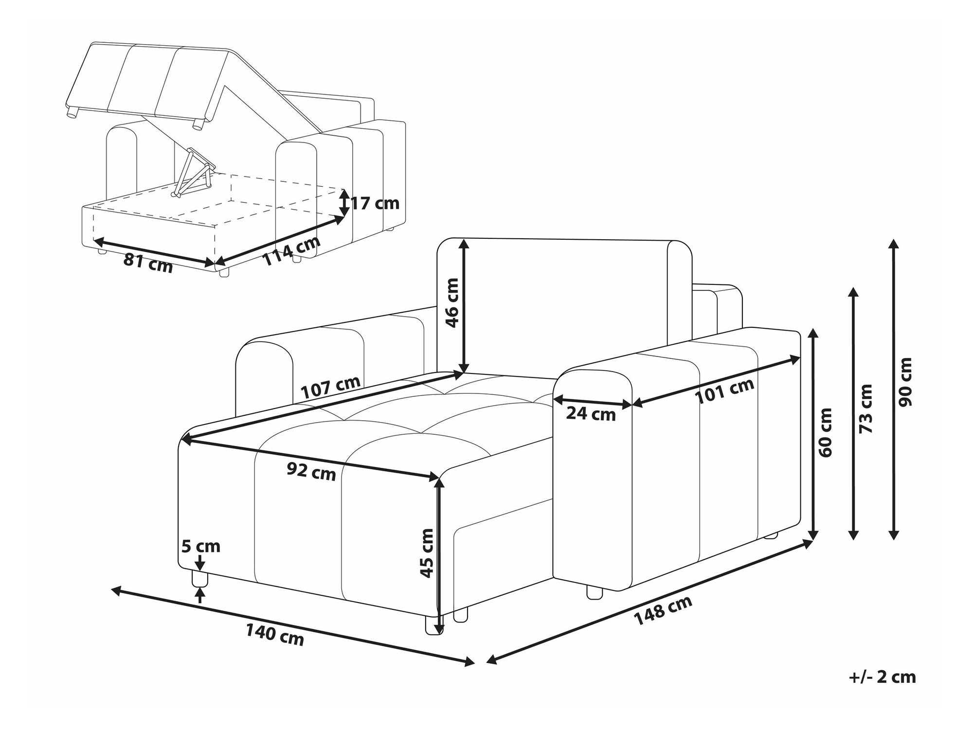 Kušete Mirtivi 103 (Gaiši pelēks)