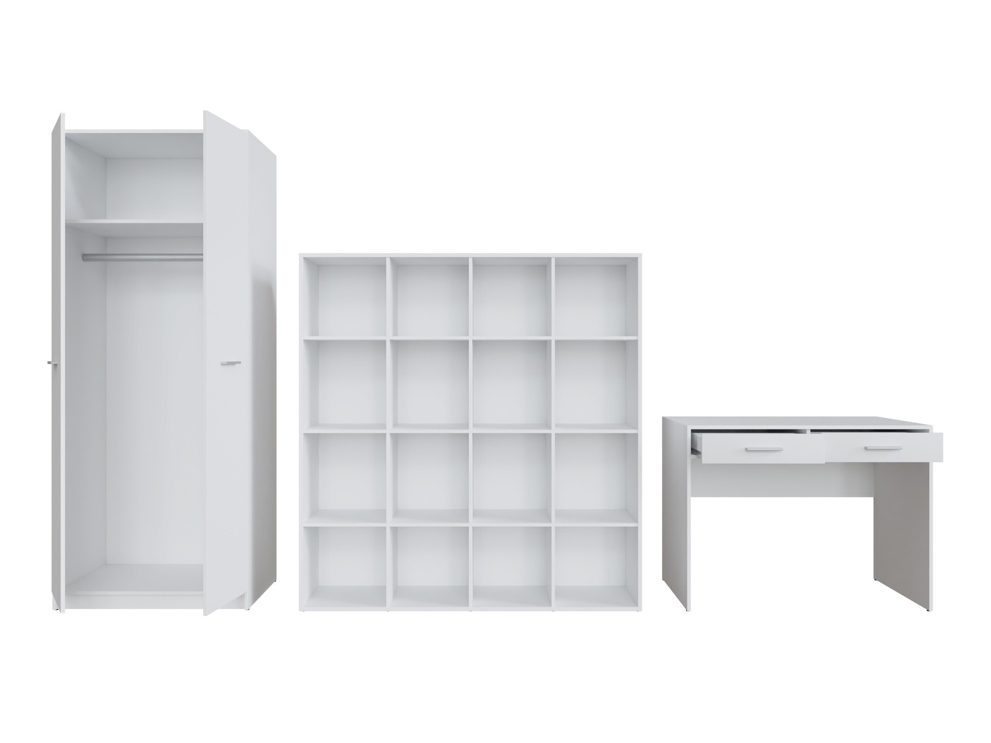 Mājas biroja komplekts Novsore 166 (Balts)