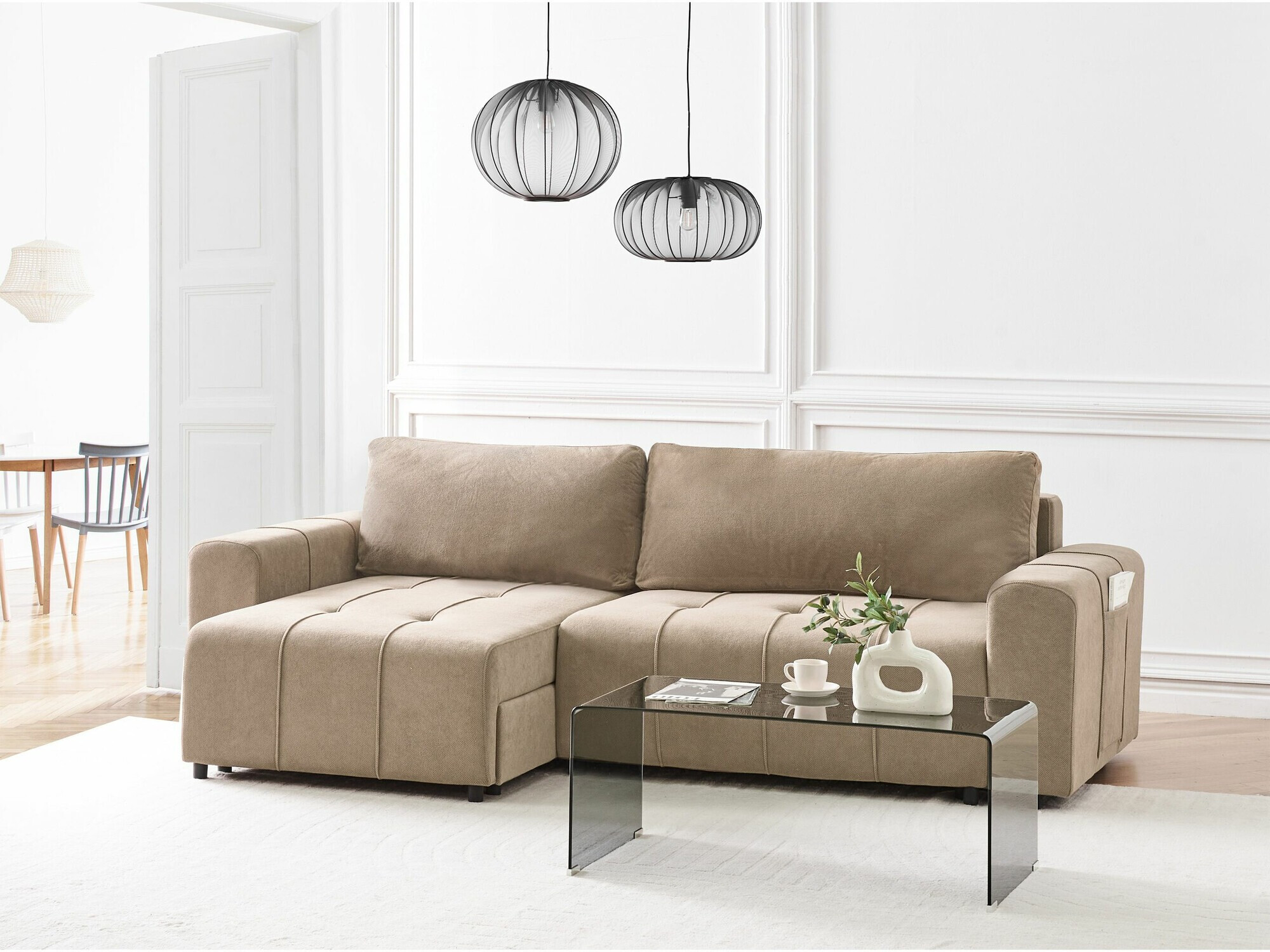 Угловой диван Mirtivi 104 (Коричневый)