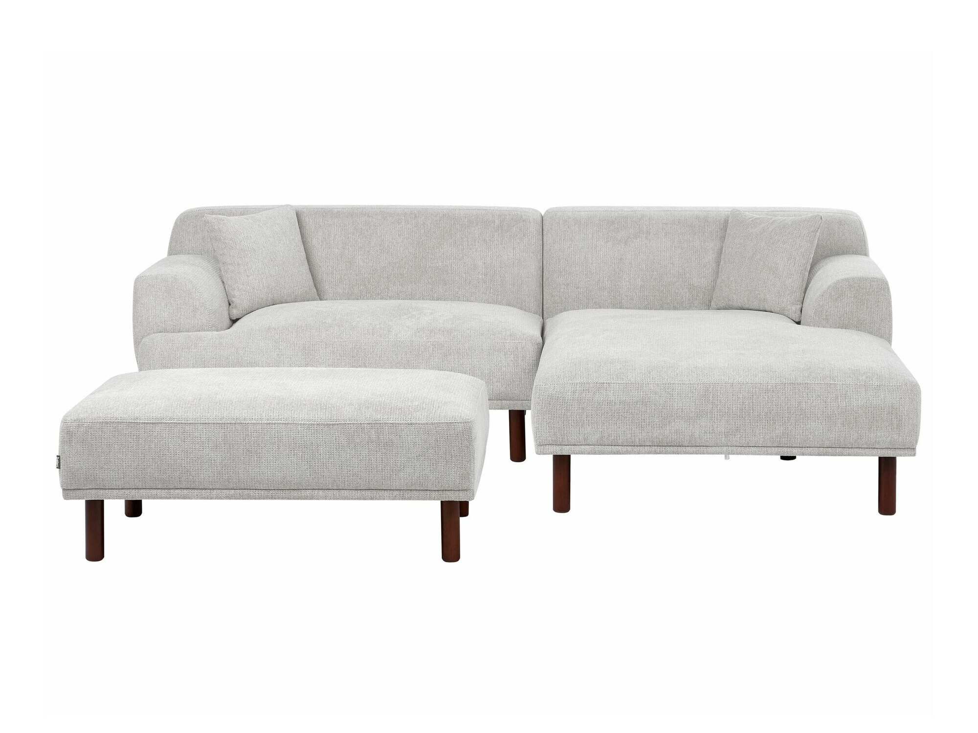 Stūra dīvāns Berwyn 2560 (Gaiši pelēks)