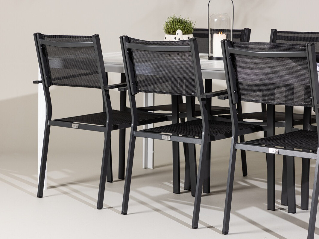 Galds un krēslu komplekts Dallas 4806 (Balts)