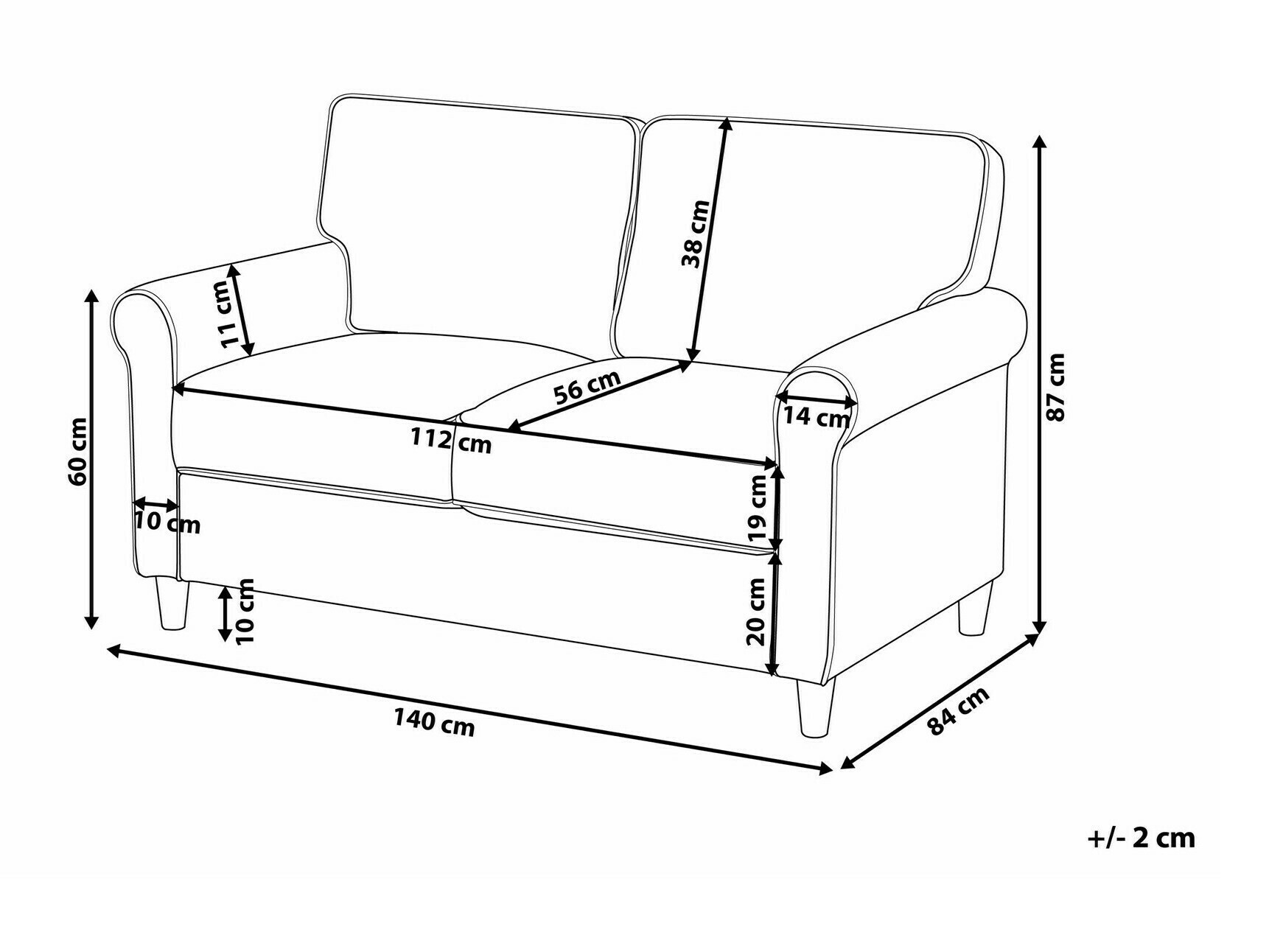Dīvāns Berwyn 673 (Zaļš)