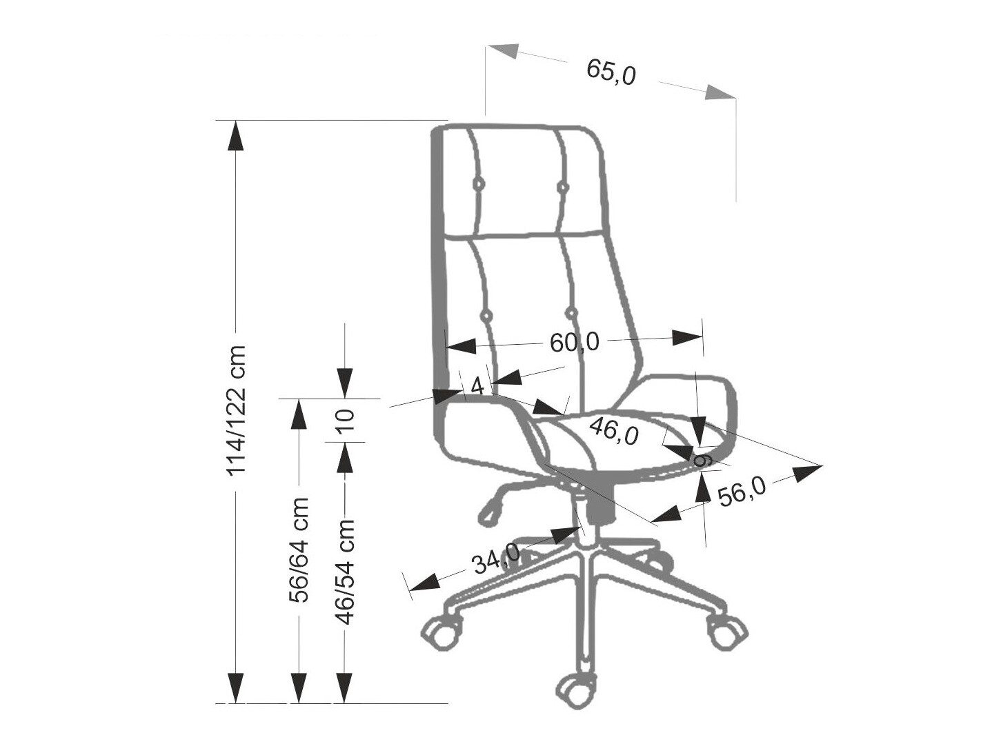 Офисный стул Houston 1926 (Бежевый)