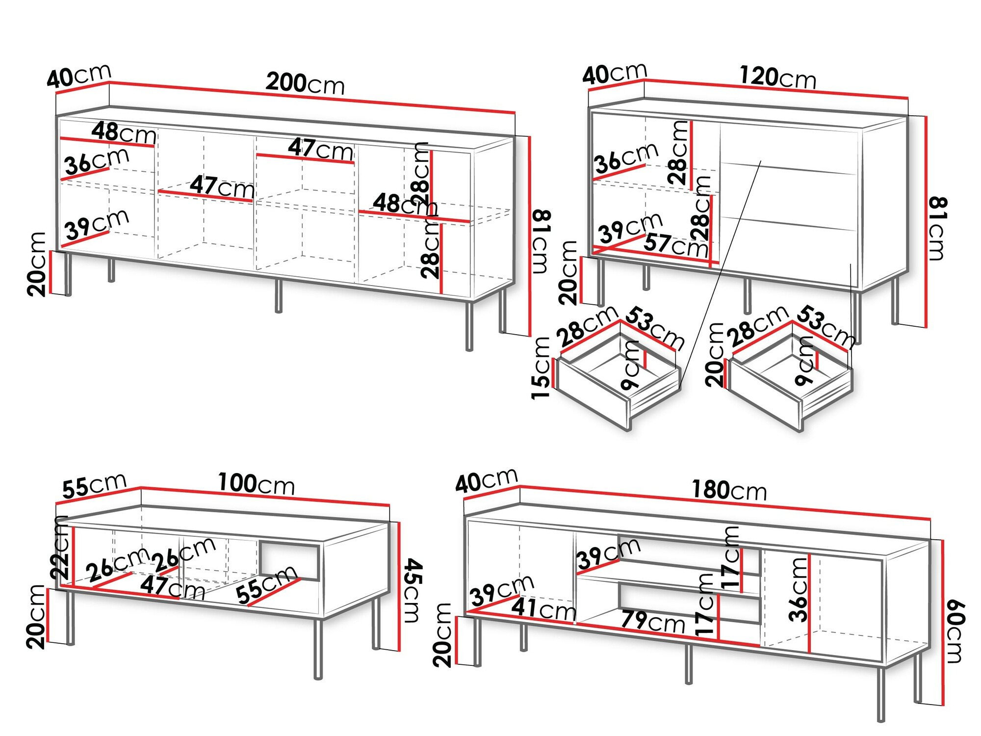 Viesistabas komplekts Flosoru 110 (Riekstkoks + Melns)