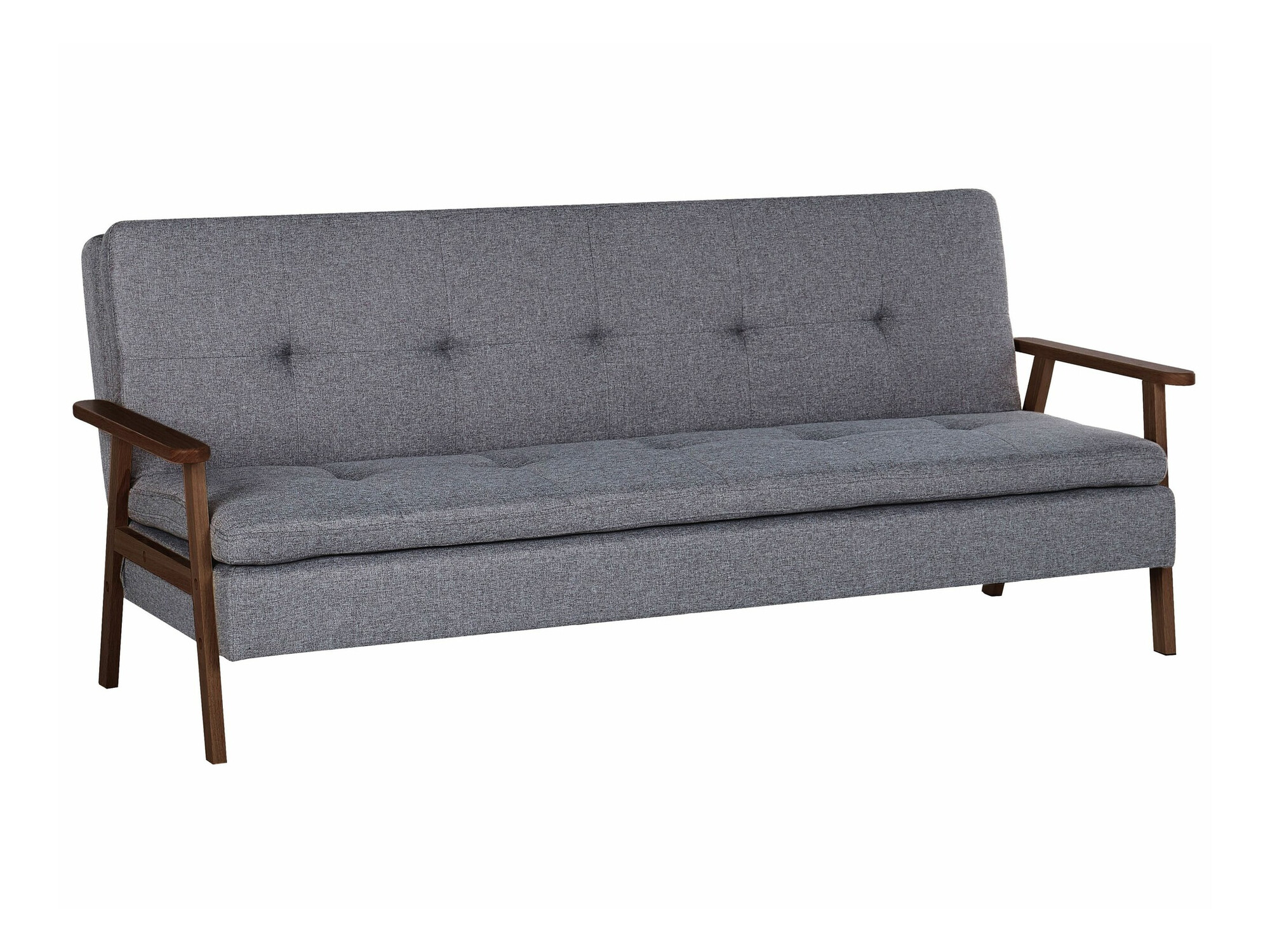 Диван-кровать Berwyn 2566 (Серый + Темное дерево)