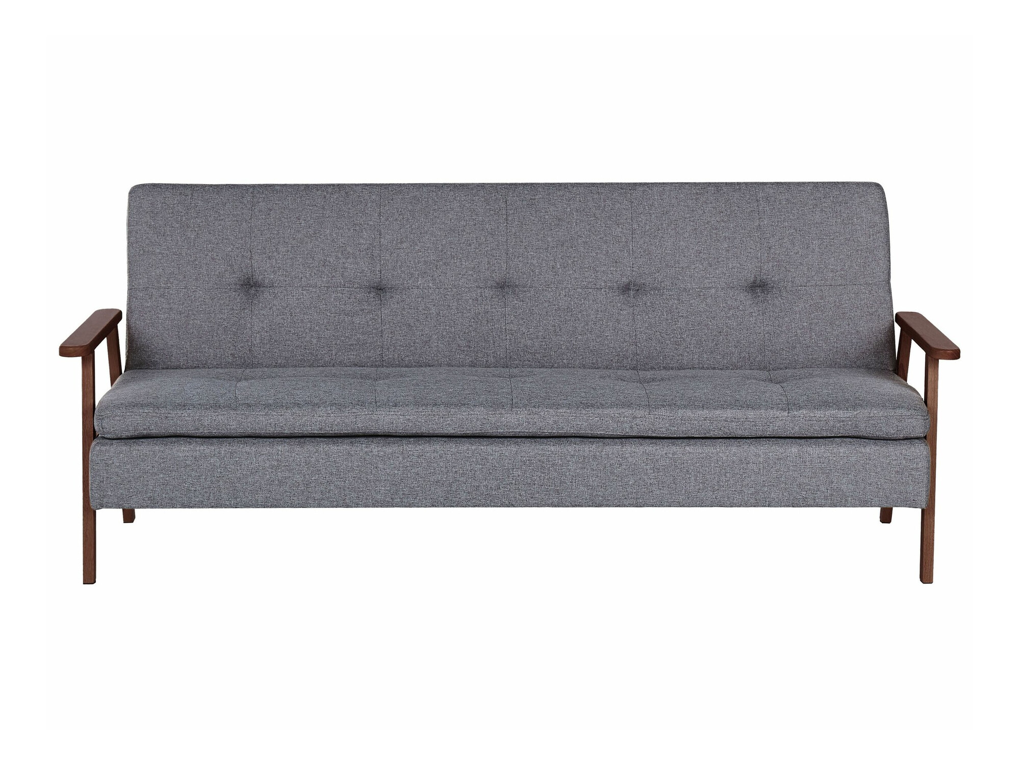 Диван-кровать Berwyn 2566 (Серый + Темное дерево)