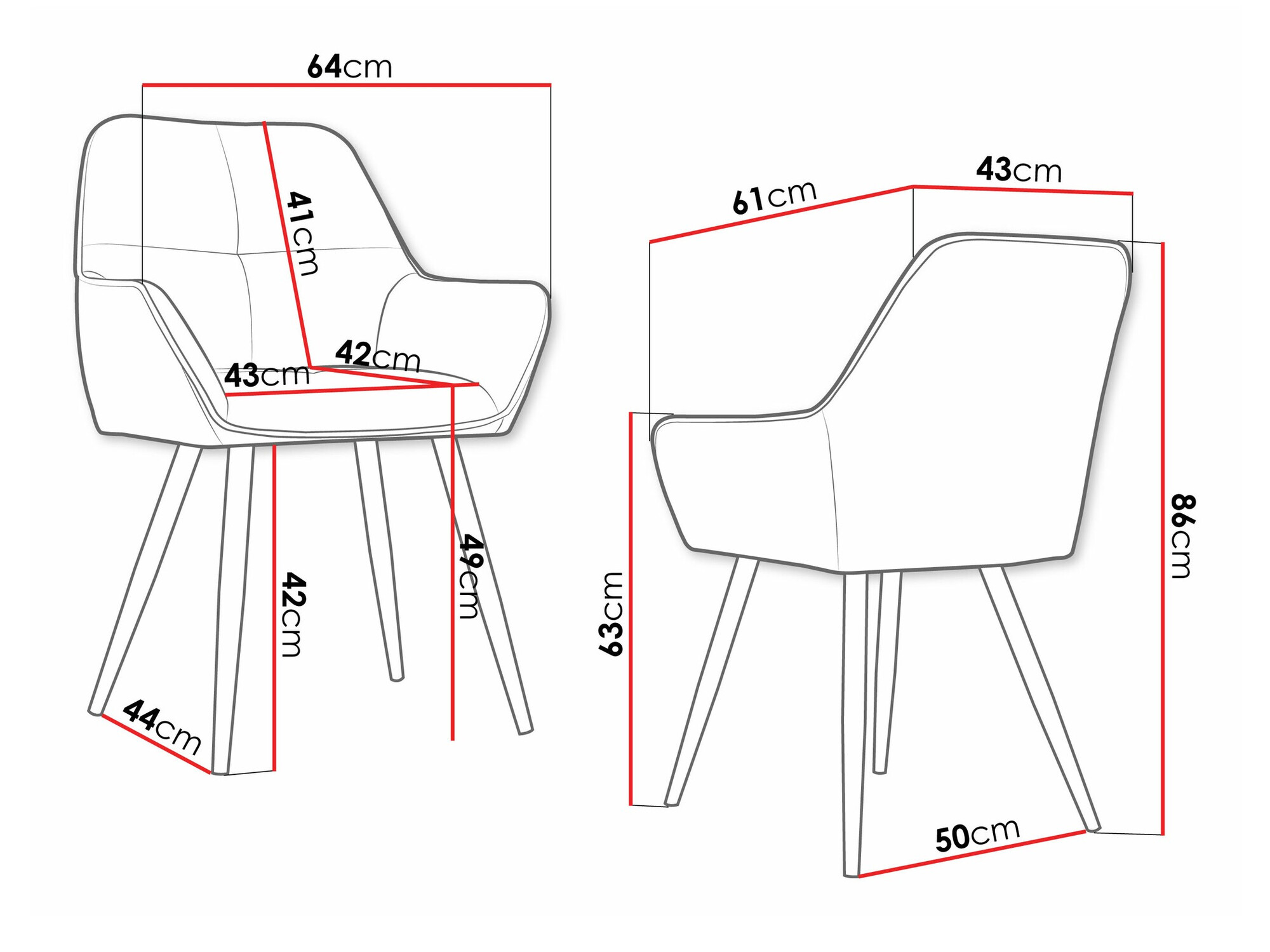 Krēsls Jackson 117 (Poso 14)