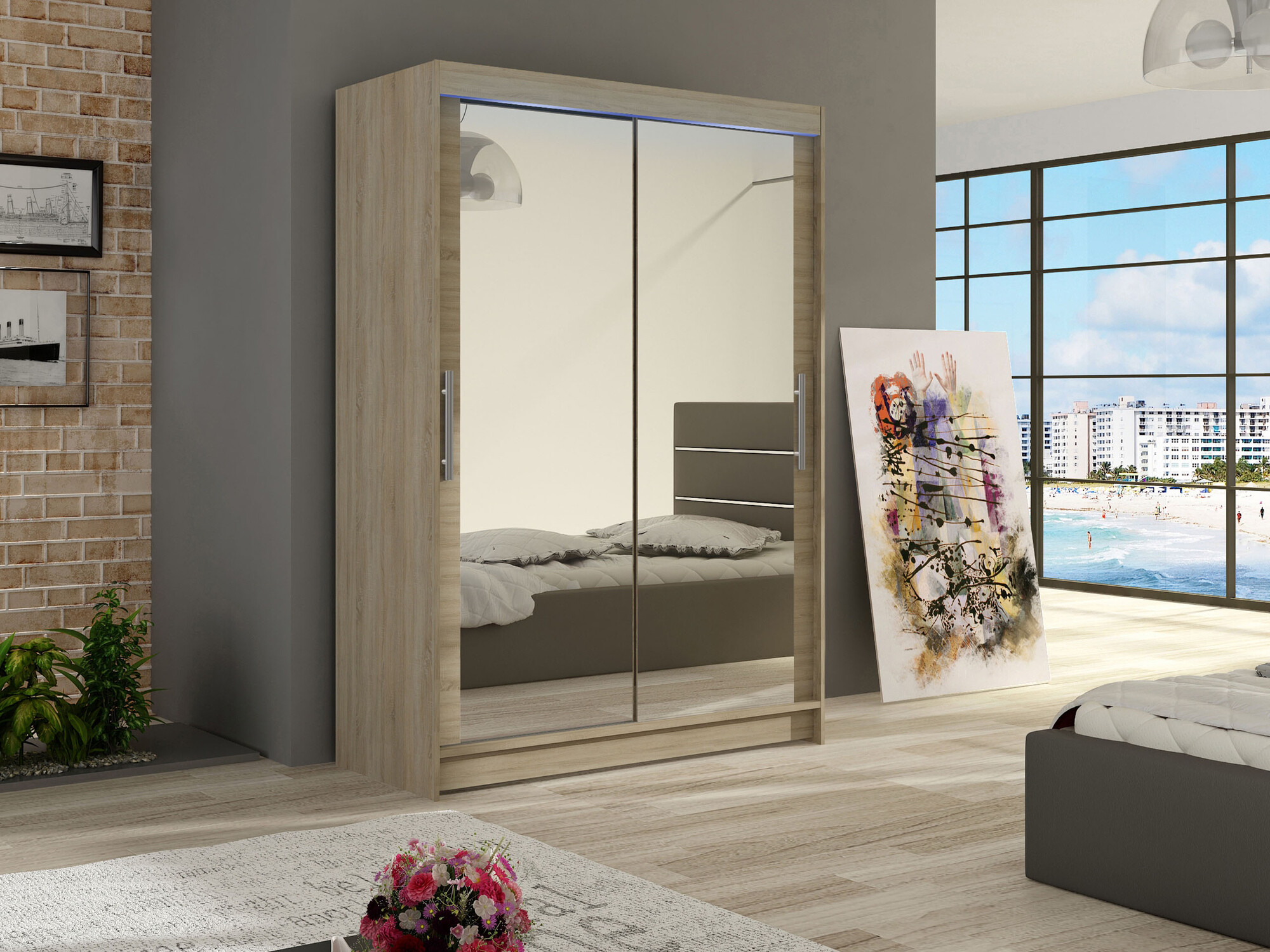 Skapis Closico 129 (Sonomas ozols)