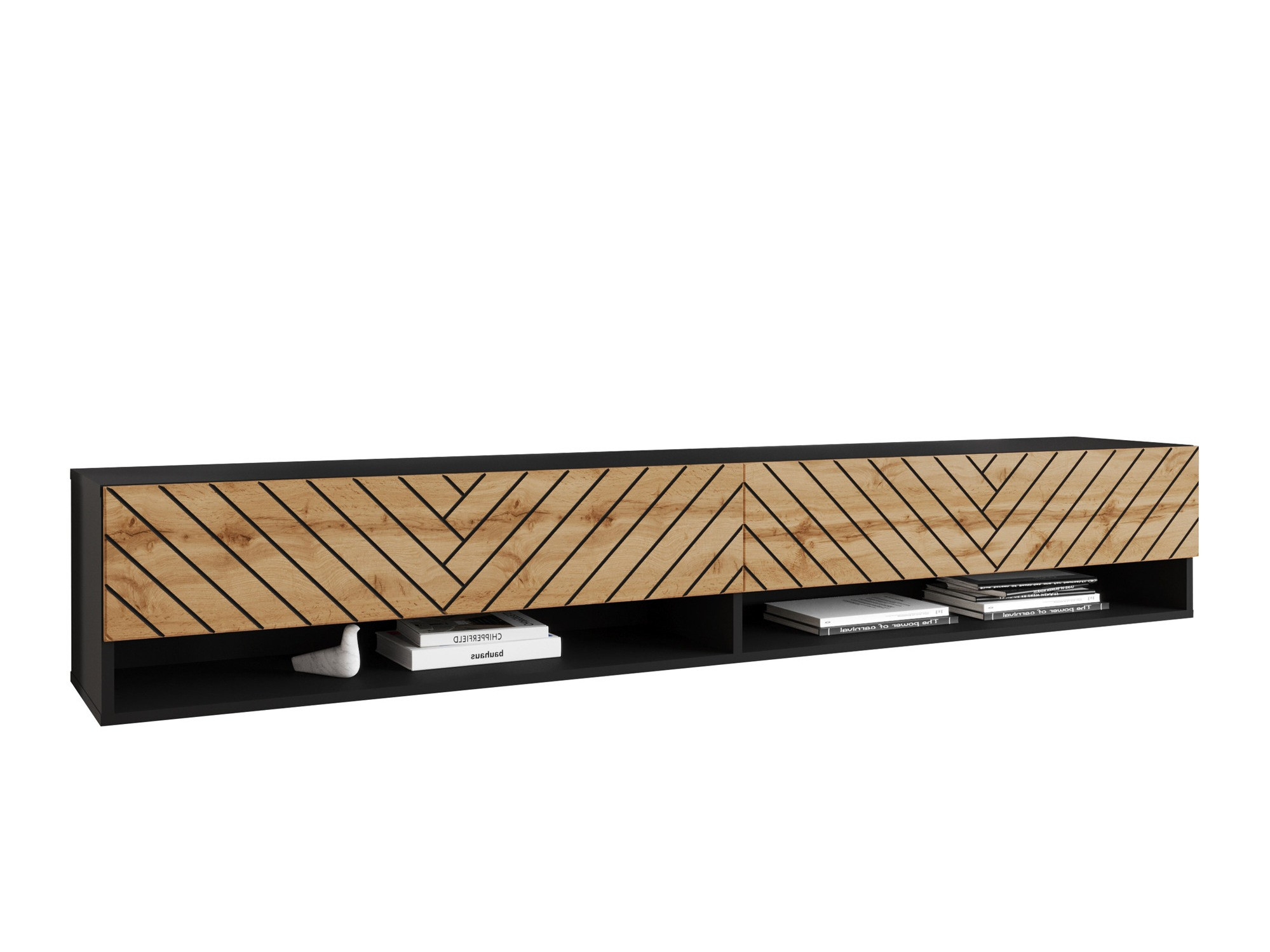 TV galds Sarasota 119 (Grafīts + Votan ozols)