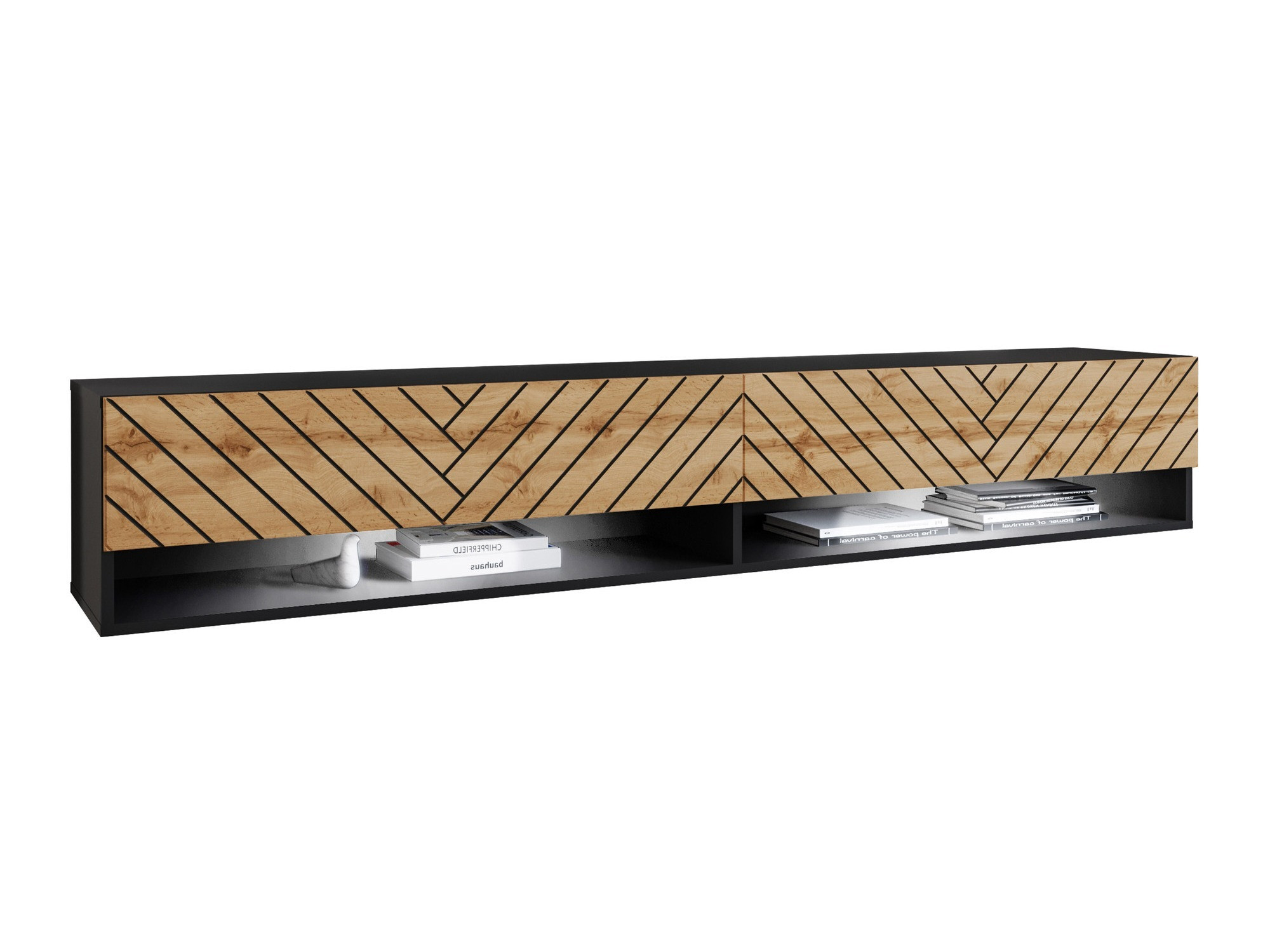 TV galds Sarasota 119 (Grafīts + Votan ozols)