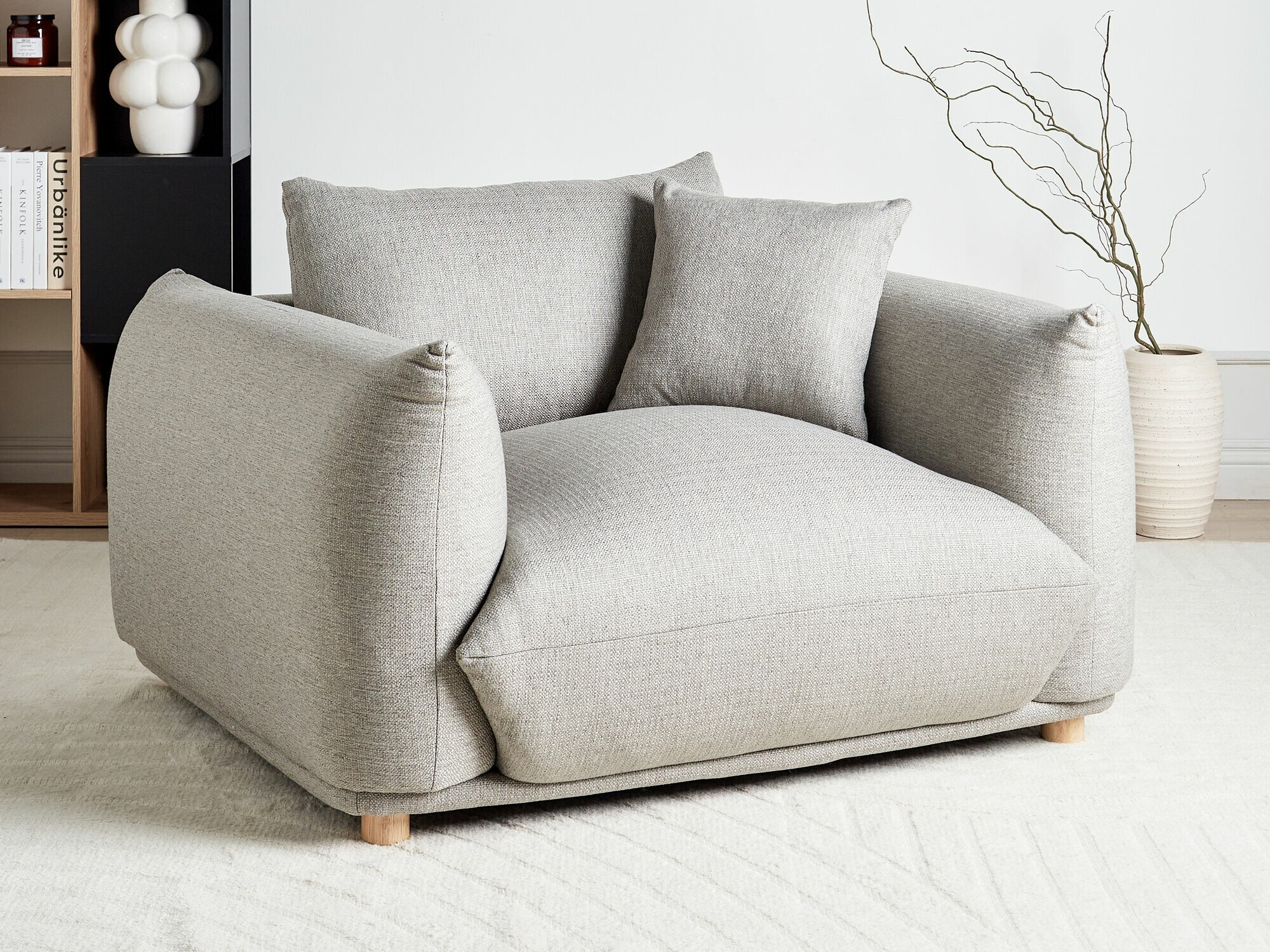 Krēsls Berwyn 2567 (Gaiši pelēks)