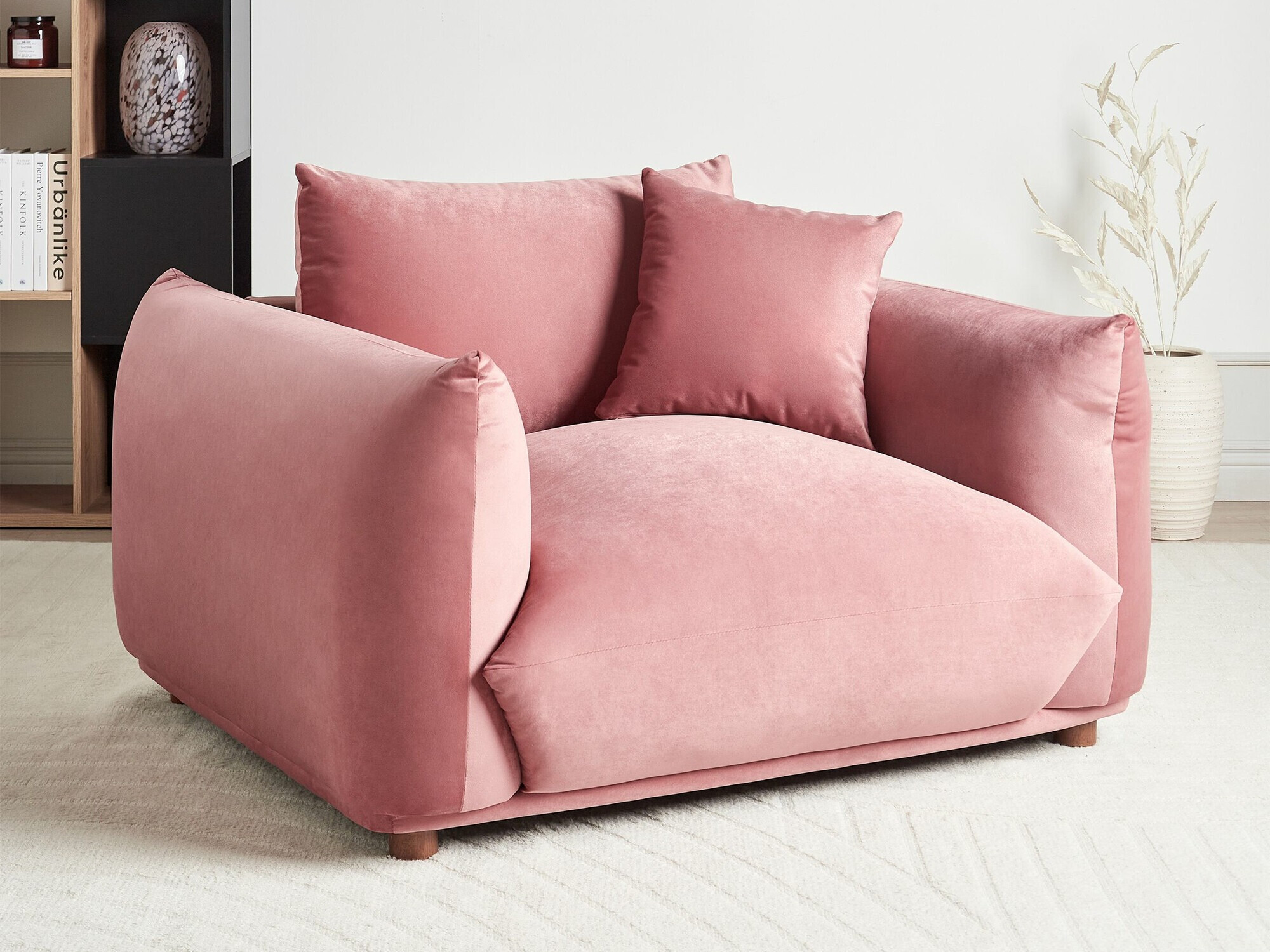 Krēsls Berwyn 2567 (Tumši rozā)