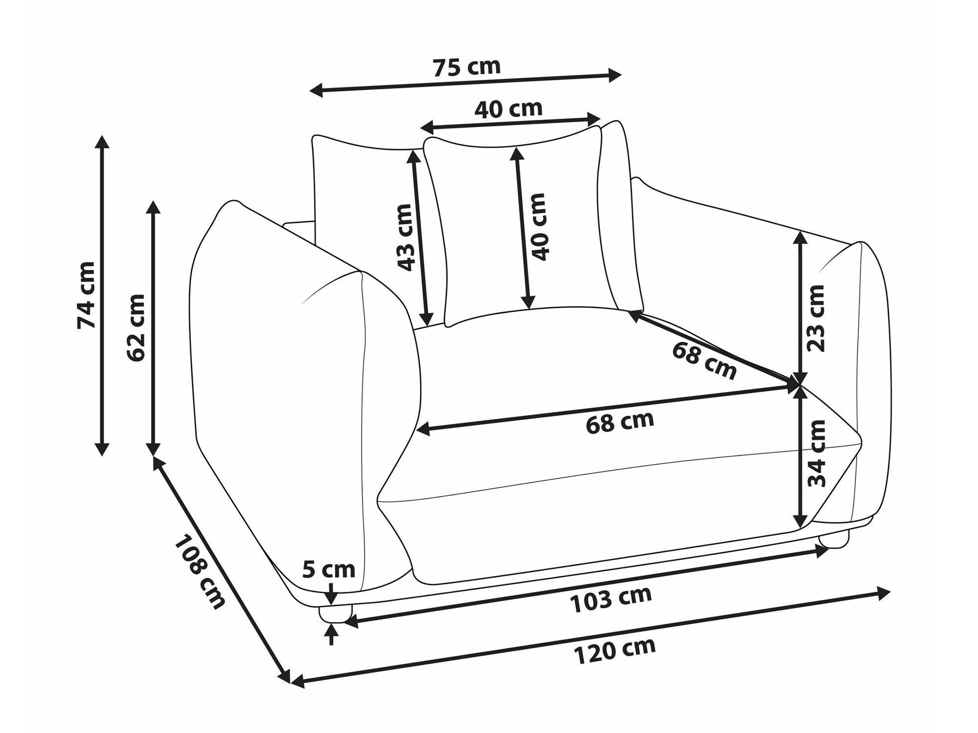 Krēsls Berwyn 2567 (Zaļš)