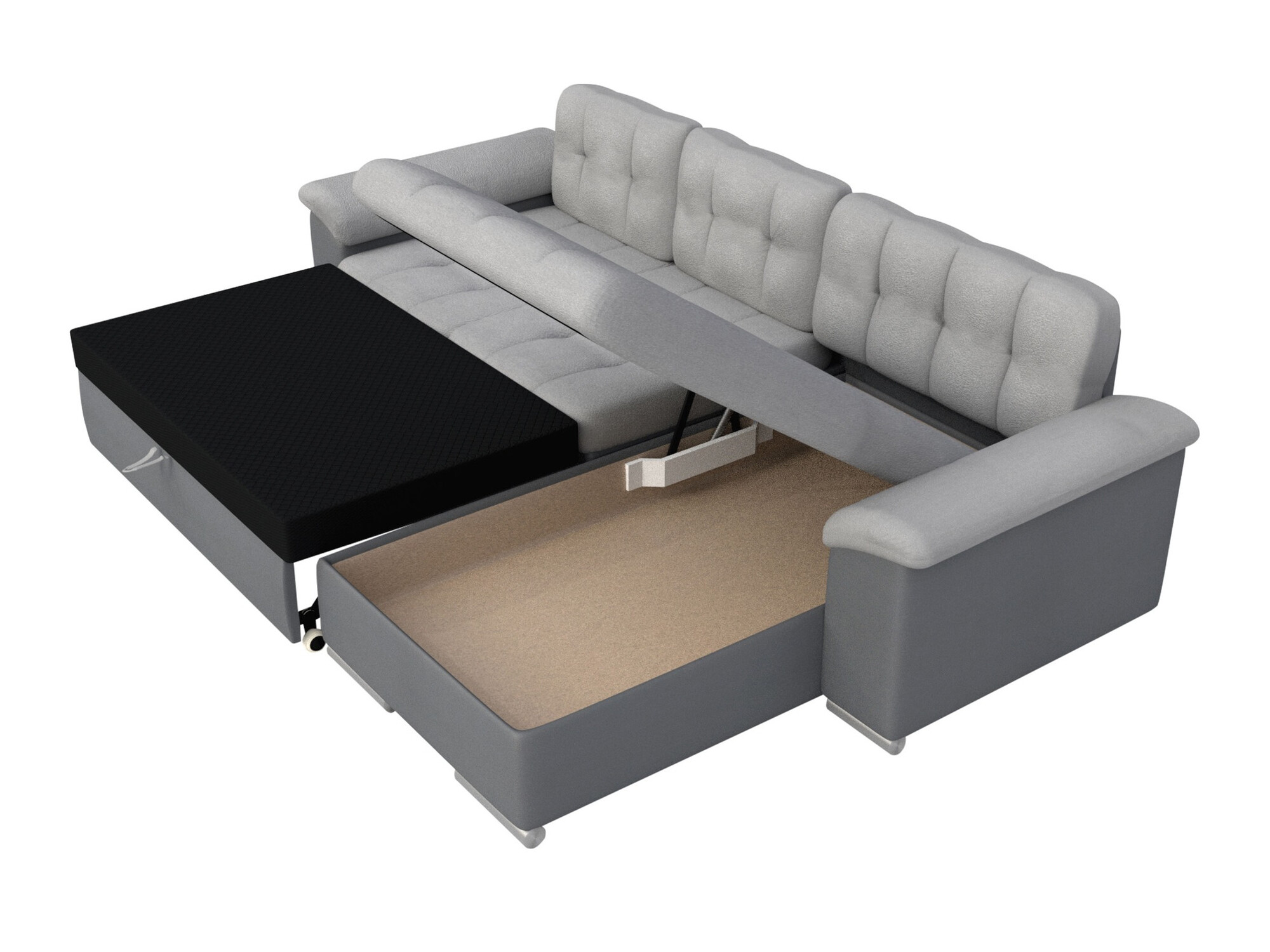 Stūra dīvāns Comfivo 107 (Coral 45)