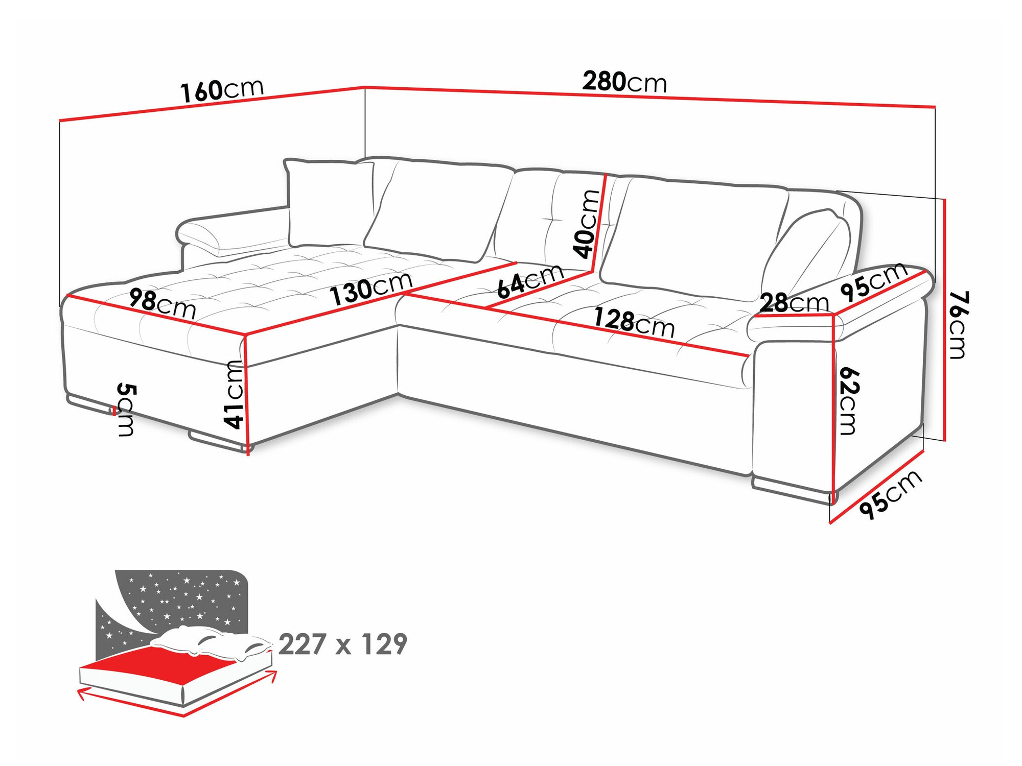 Угловой диван Comfivo 107 (Coral 45)