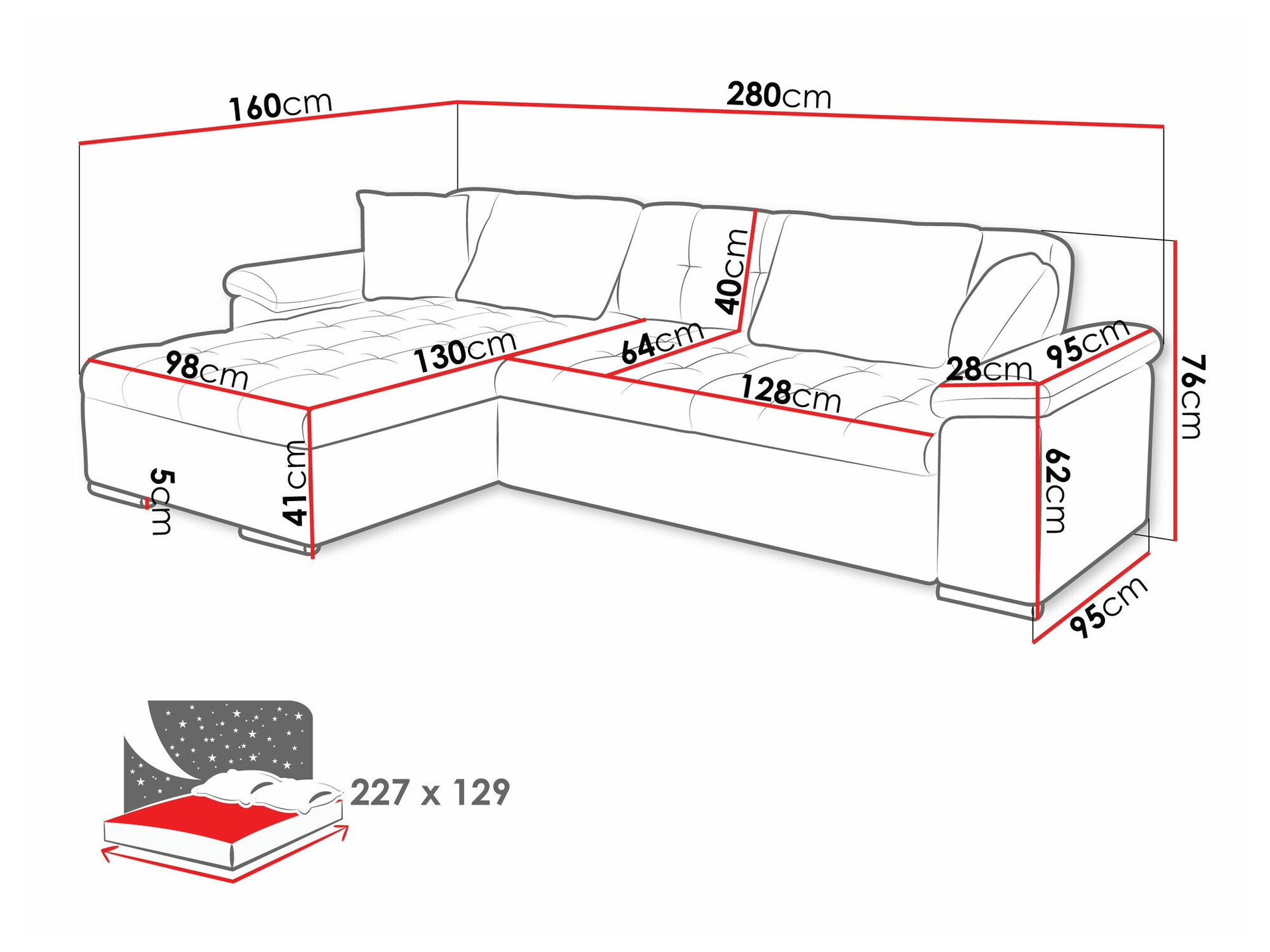 Угловой диван Comfivo 107 (Coral 75)