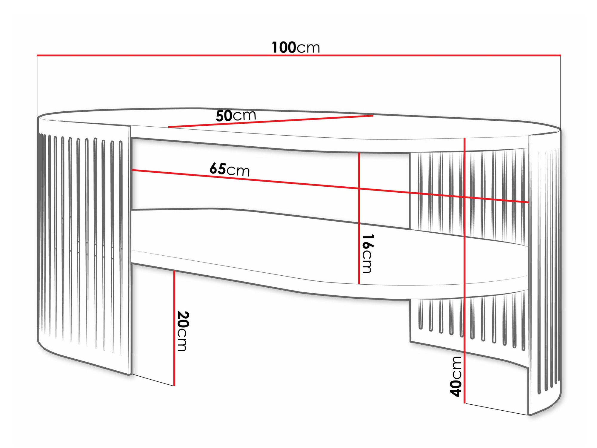 Žurnālu galdiņš Sordore 119 (Zelta + Kašmirs)
