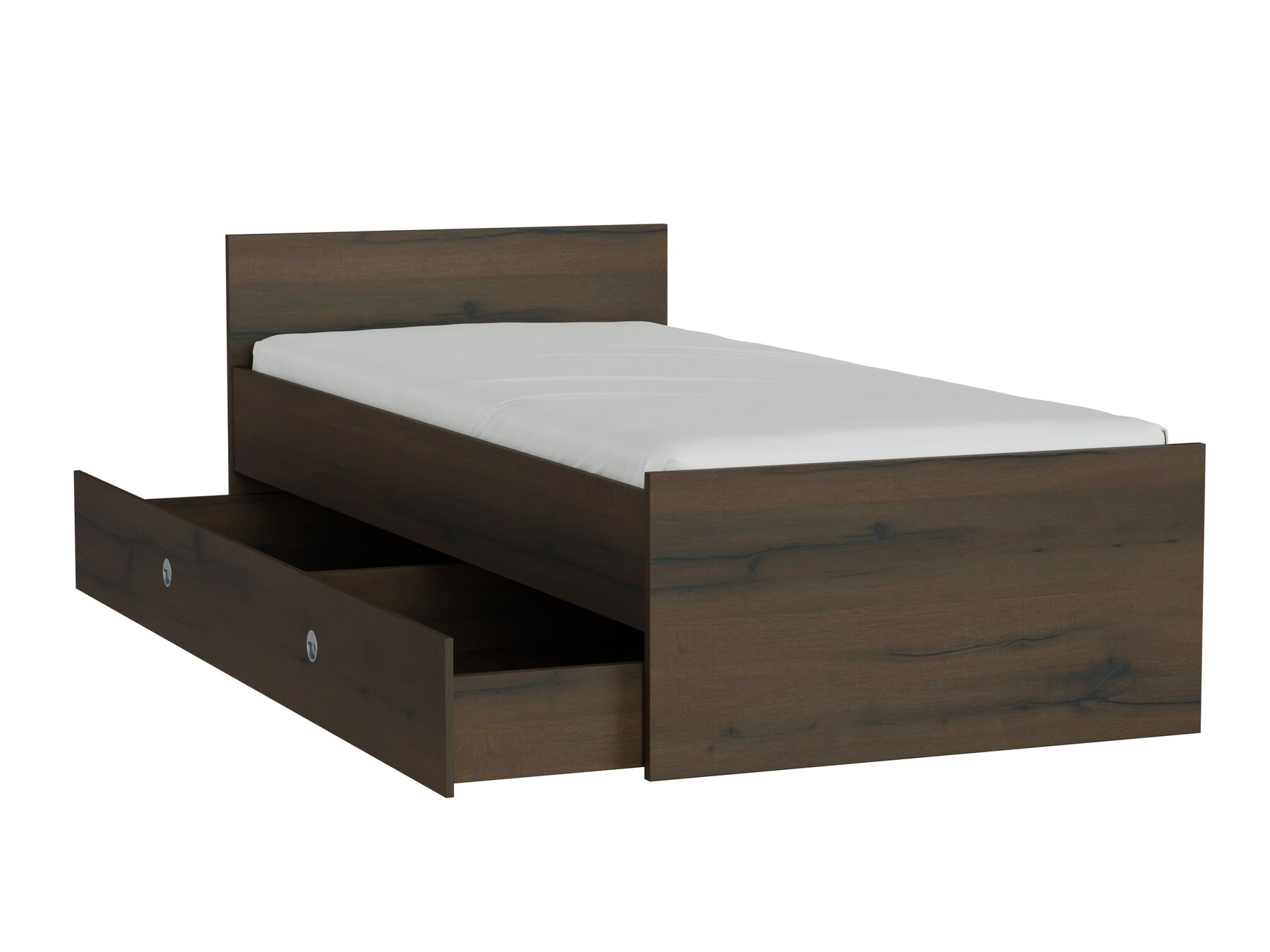 Кровать Novsore 126 (Темный дуб)