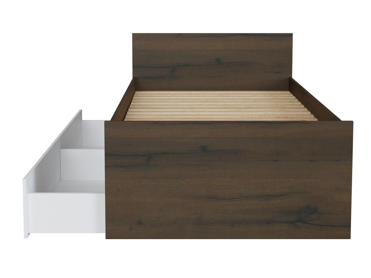 Кровать Novsore 126 (Темный дуб)