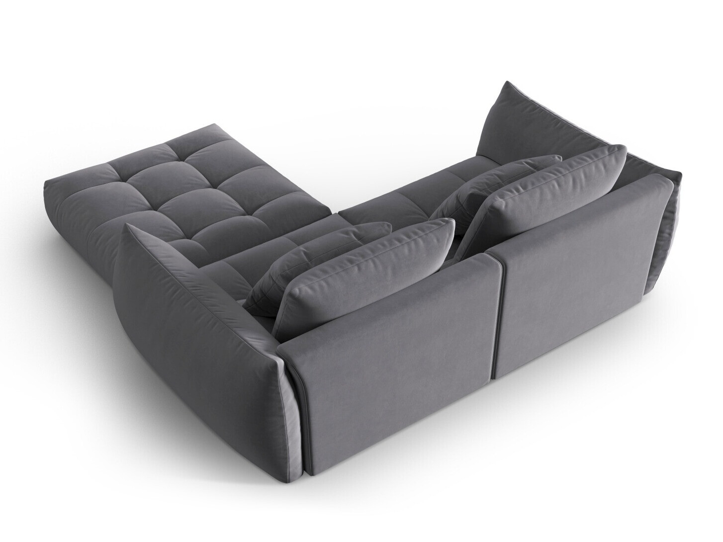 Stūra dīvāns Benorli 102 (Casino Graphite)