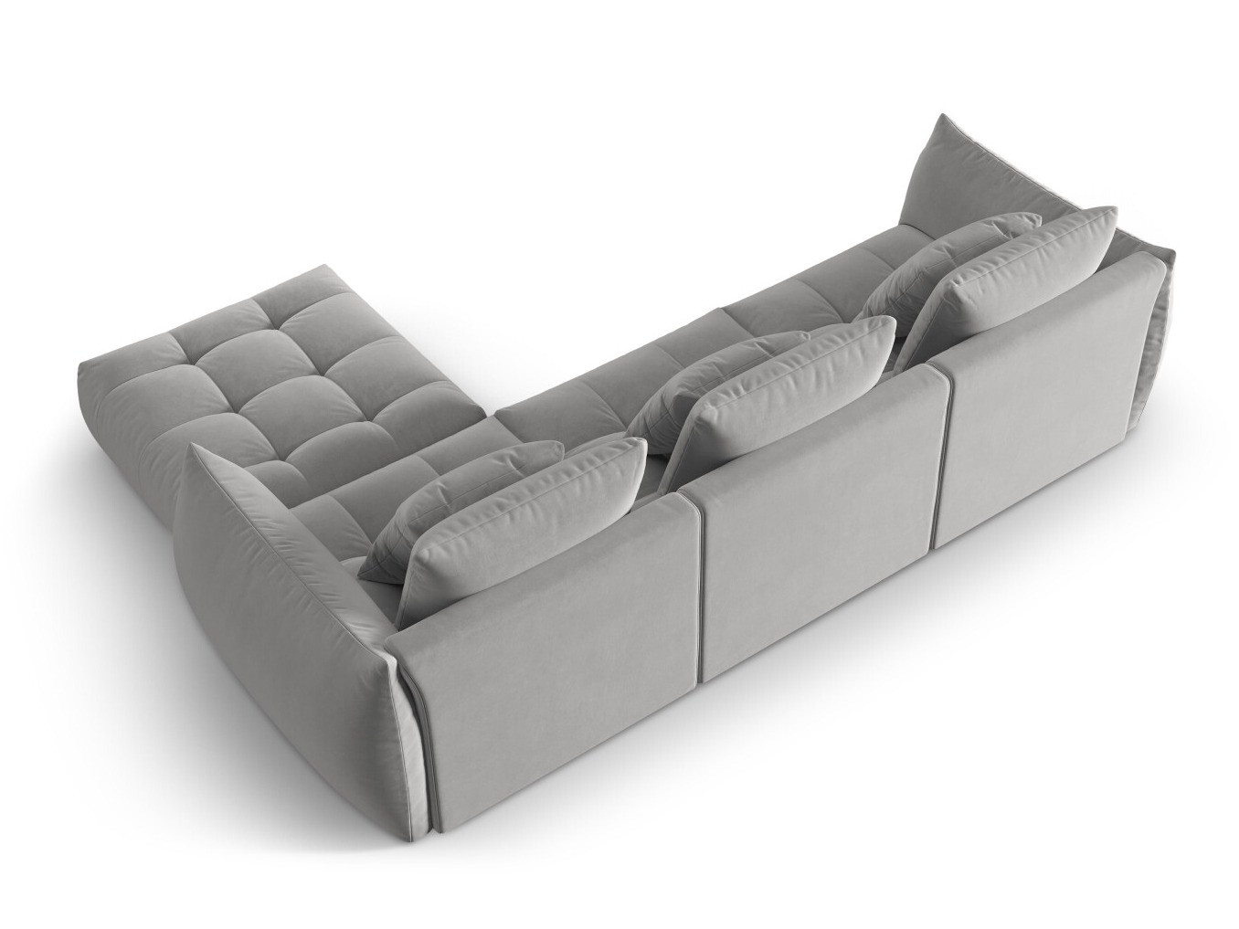 Stūra dīvāns Benorli 103 (Casino Stone)