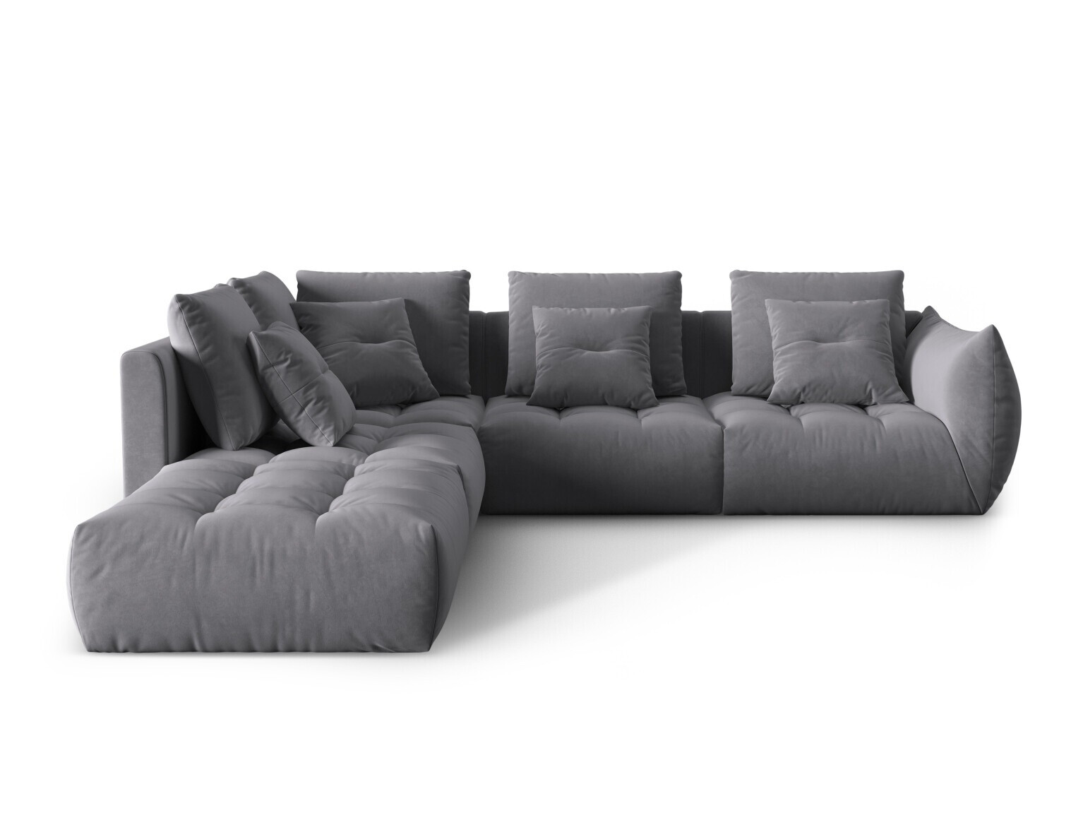 Stūra dīvāns Benorli 104 (Casino Graphite)