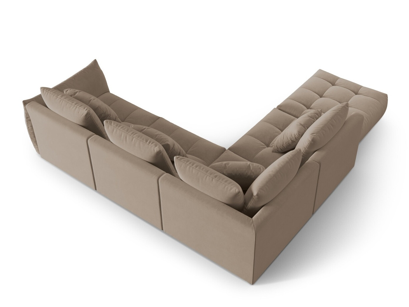 Stūra dīvāns Benorli 104 (Casino Taupe)