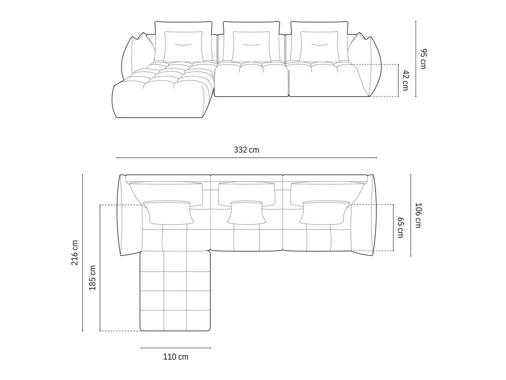 Угловой диван Benorli 103 (Casino Mostaza)