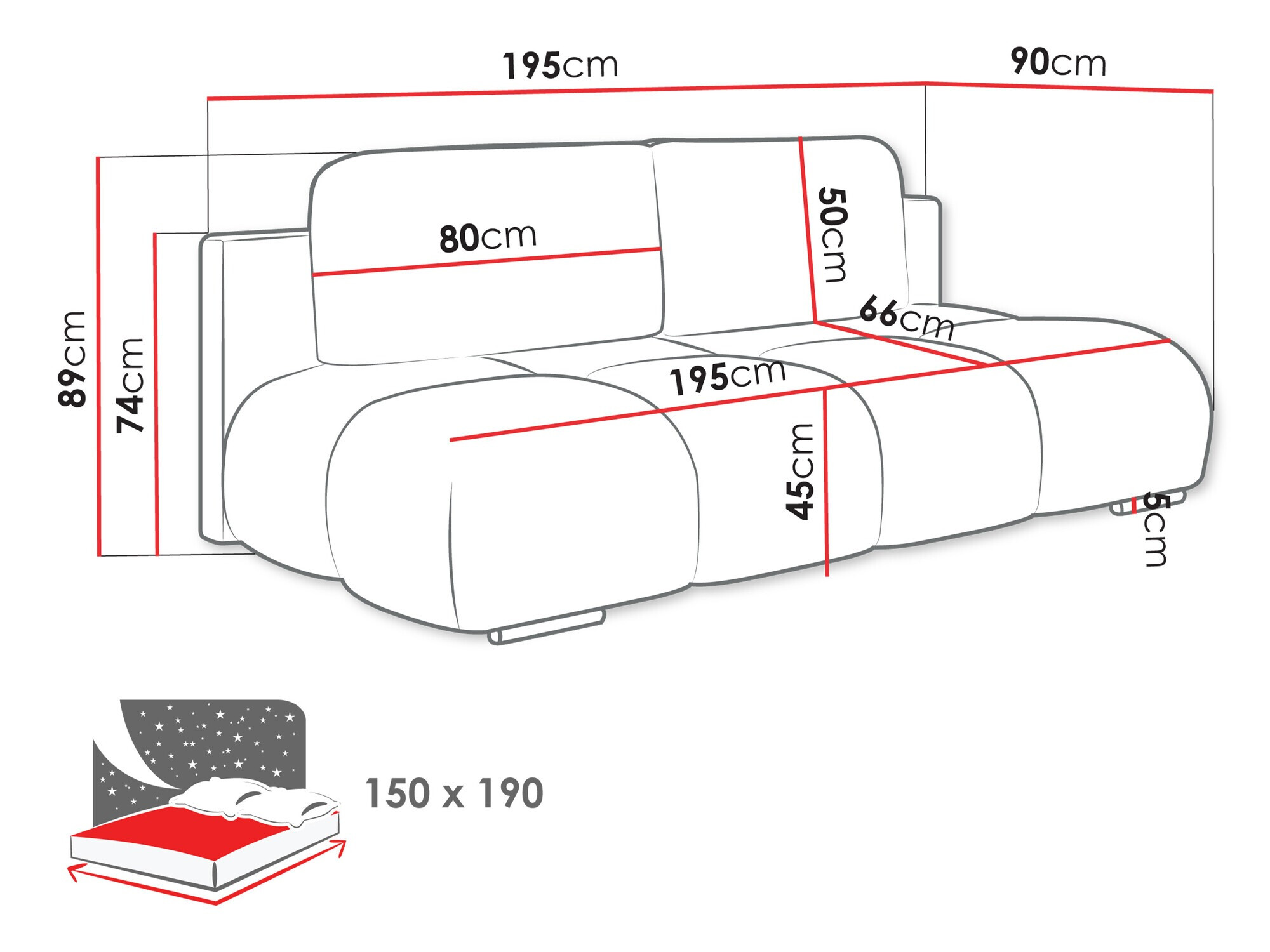 Диван-кровать Camden 105 (Velo 627)