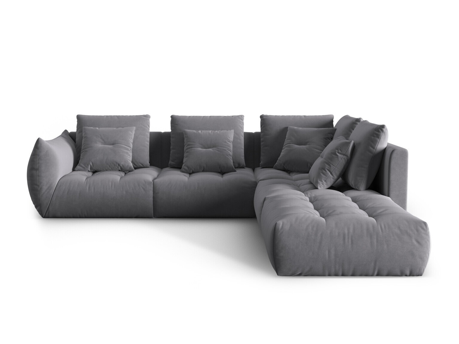 Stūra dīvāns Benorli 104 (Casino Graphite)