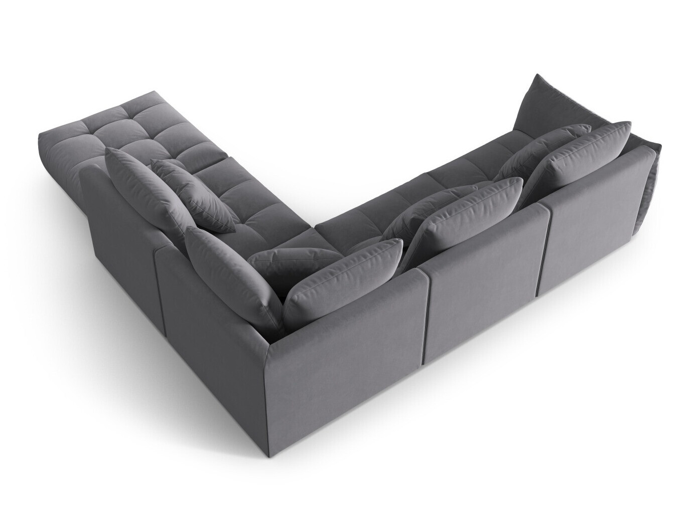 Stūra dīvāns Benorli 104 (Casino Graphite)