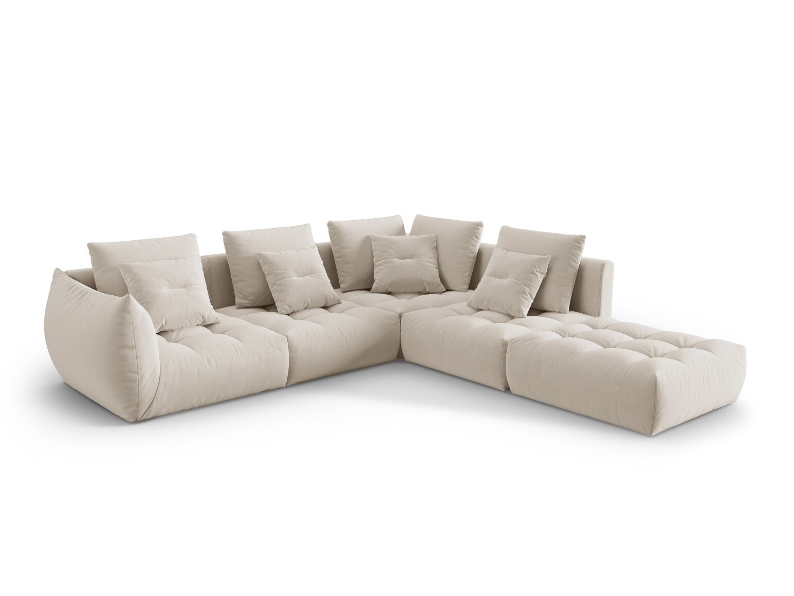 Stūra dīvāns Benorli 104 (Casino Sand)