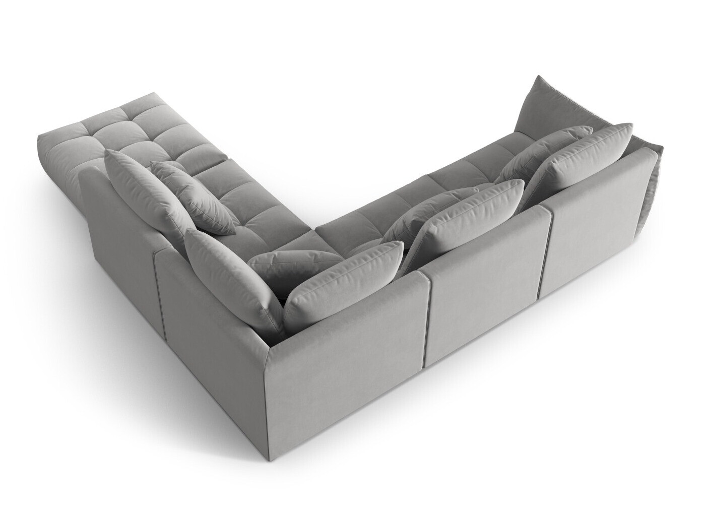 Stūra dīvāns Benorli 104 (Casino Stone)