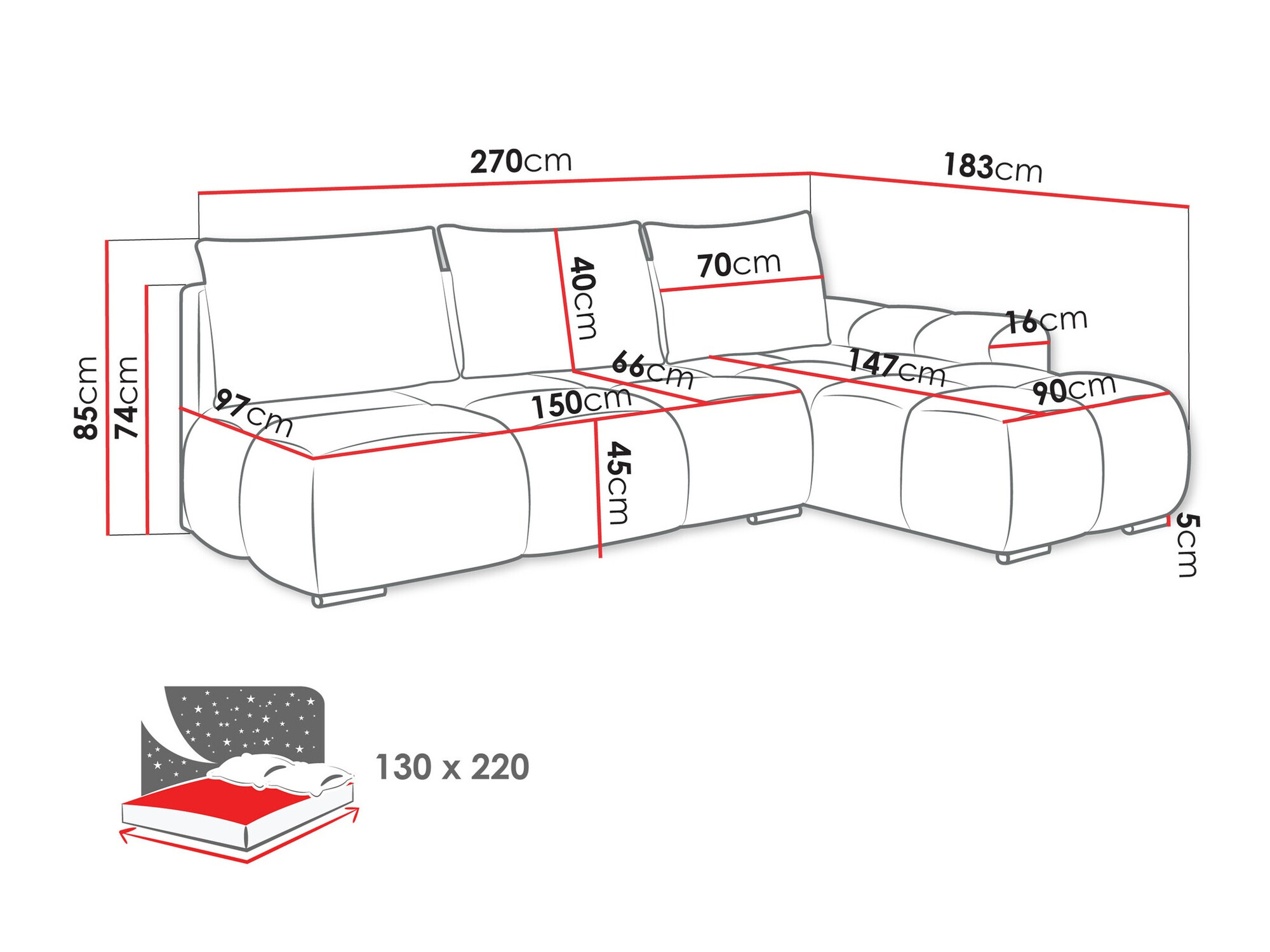 Угловой диван Camden 106 (Velo 621)