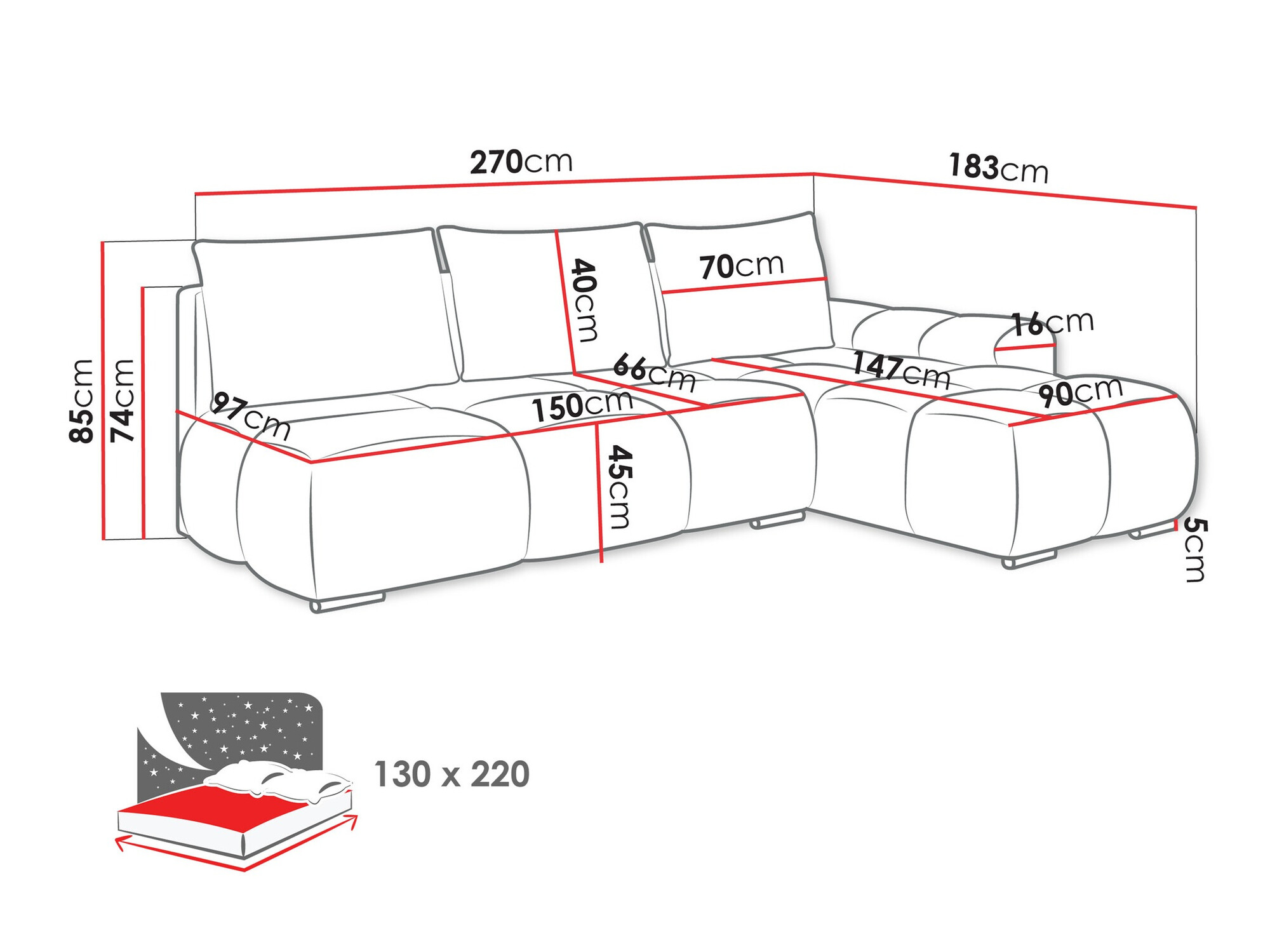 Угловой диван Camden 106 (Velo 636)