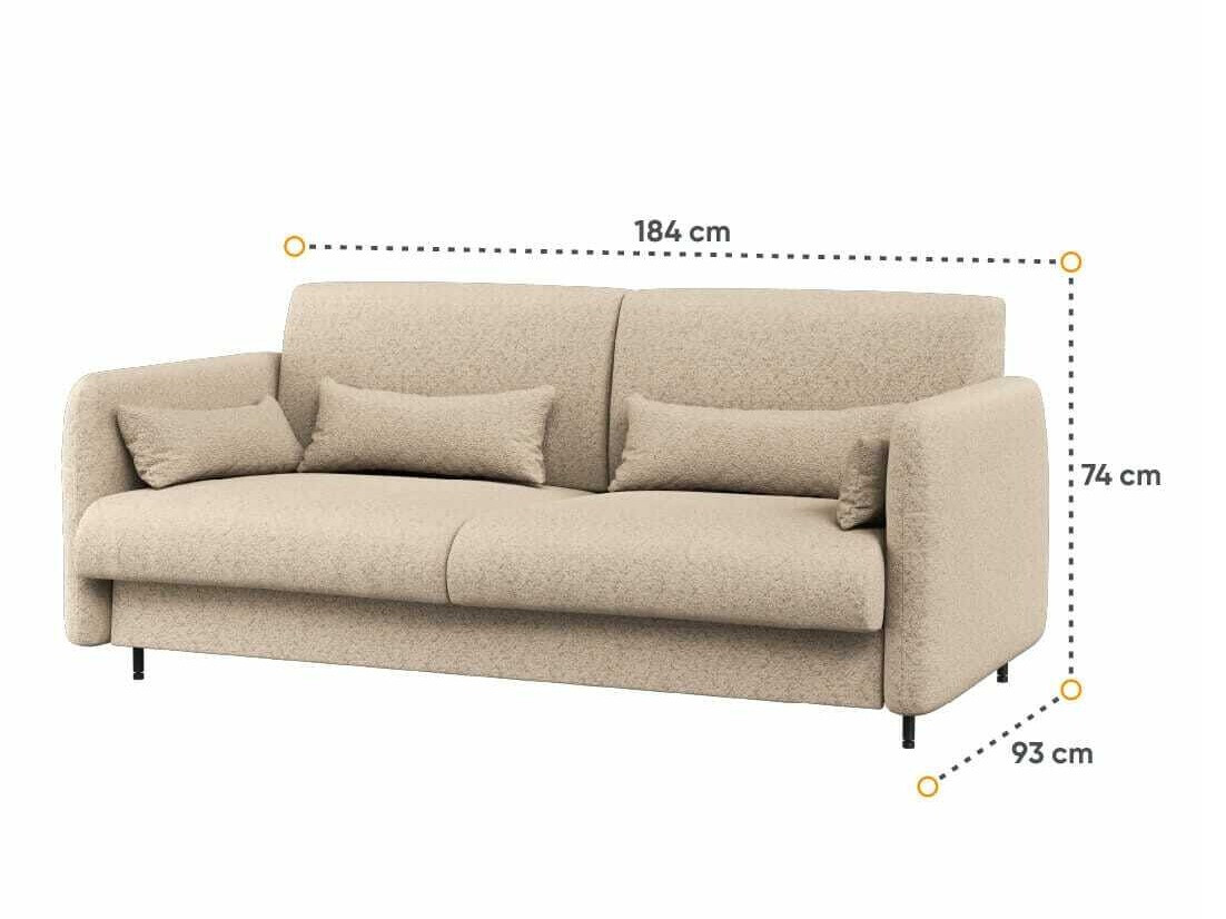 Mēbeļu komplekts Concept Pro Lenart VI (Glancēts balts + Balts + Zils)
