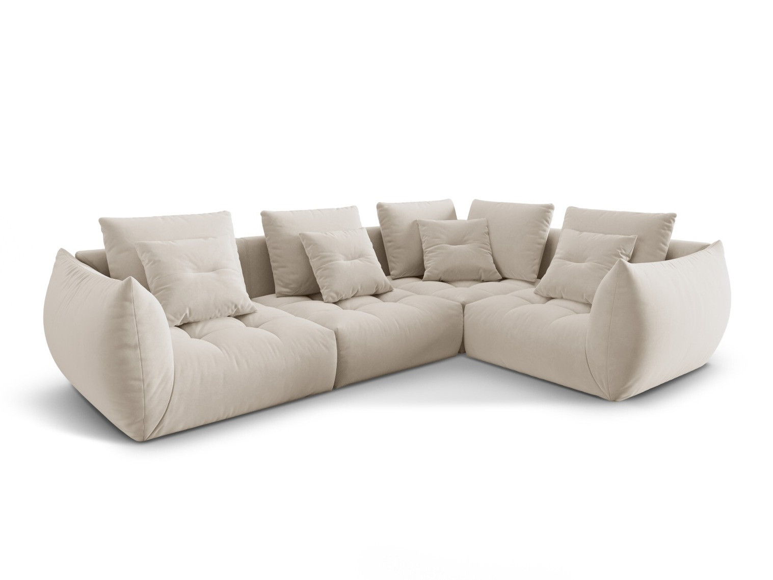 Stūra dīvāns Benorli 105 (Casino Sand)