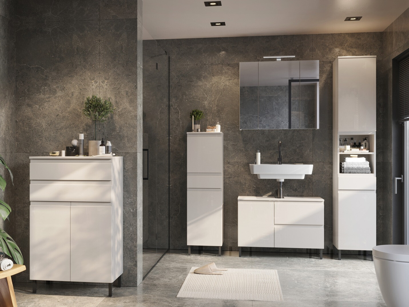 Hапольные шкафчик для ванной Talmira 104 (Кашемир)