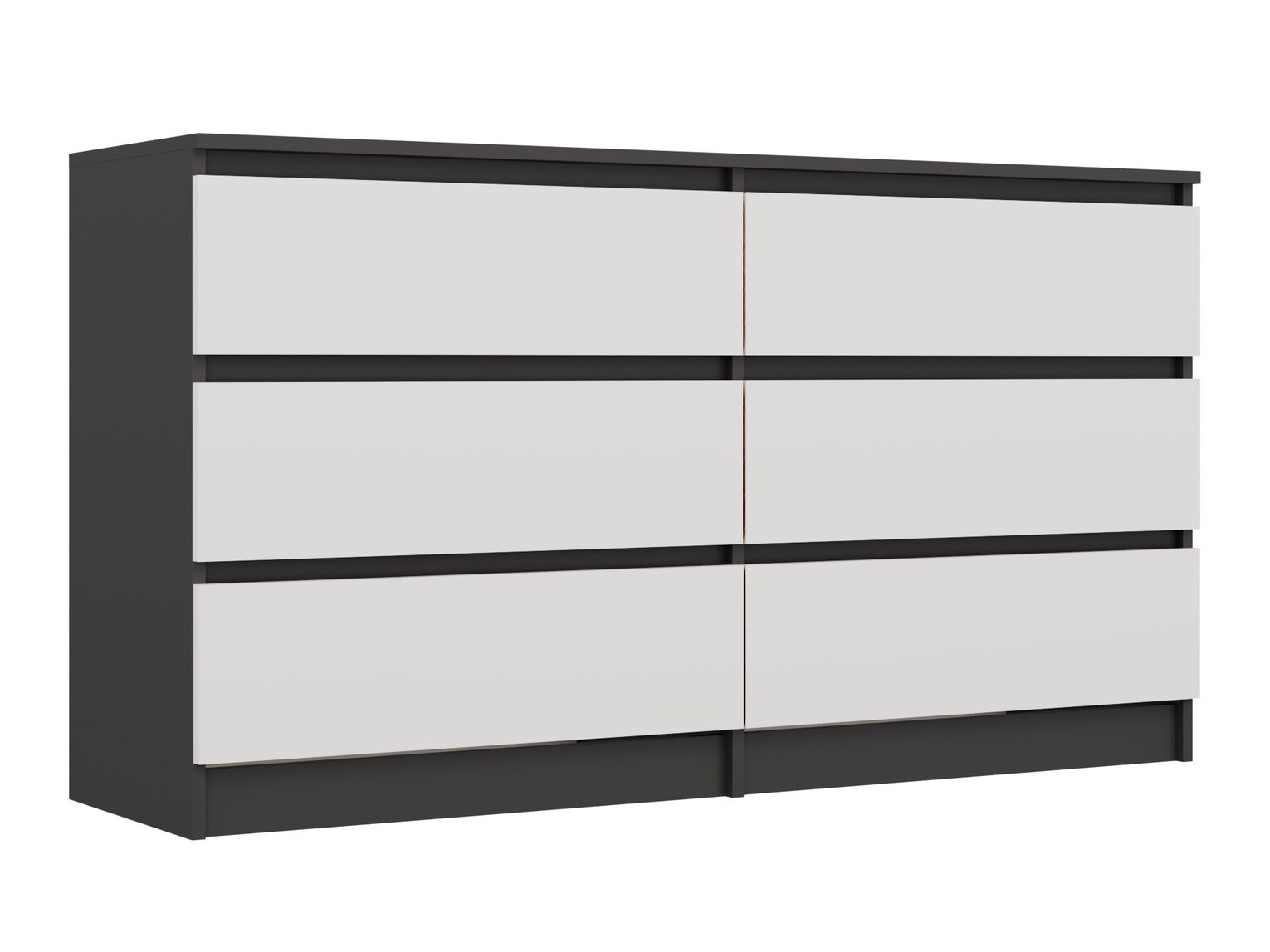 Kumode Elbvelu 102 (Antracīts + Balts)