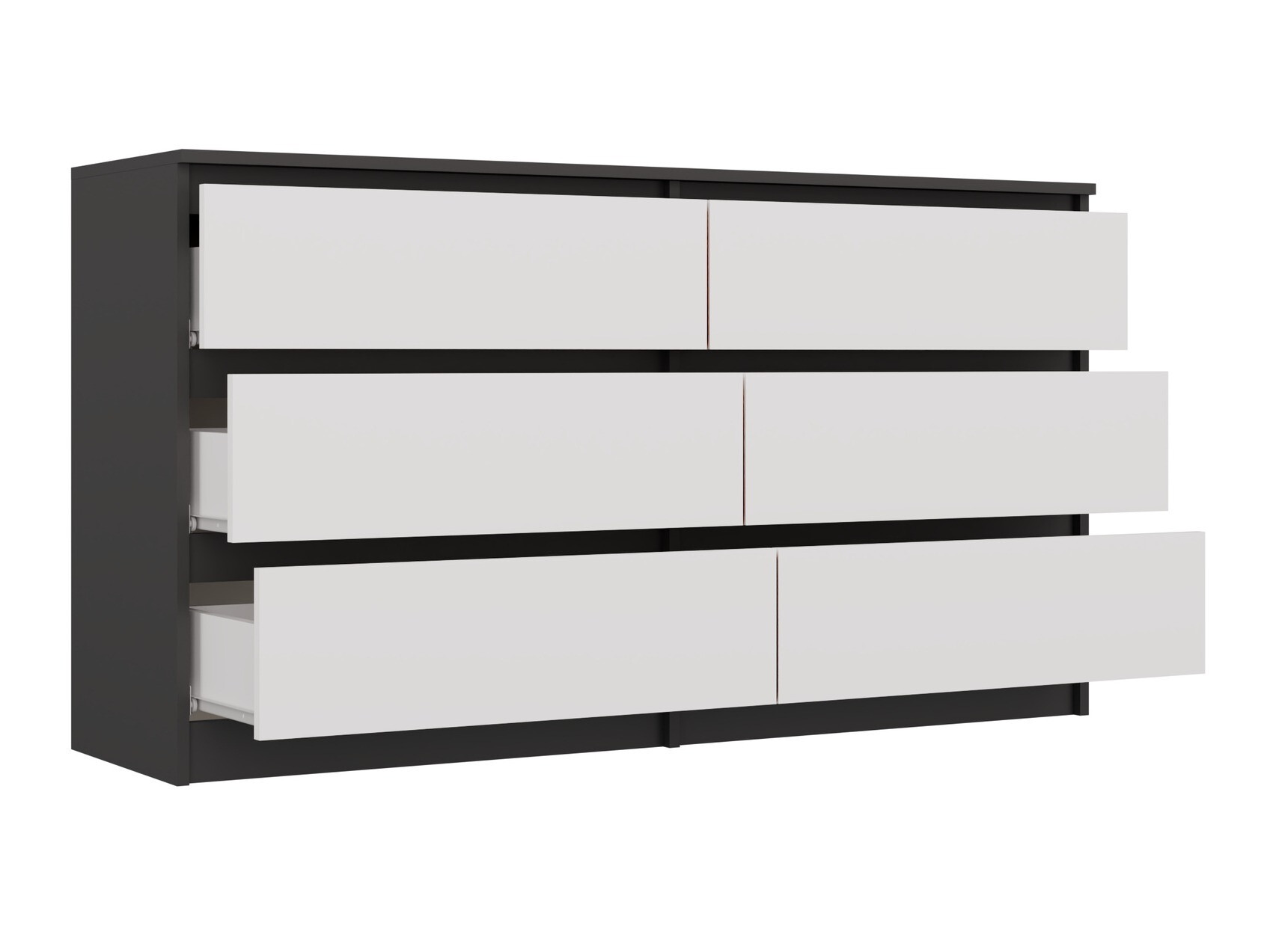 Kumode Elbvelu 102 (Antracīts + Balts)