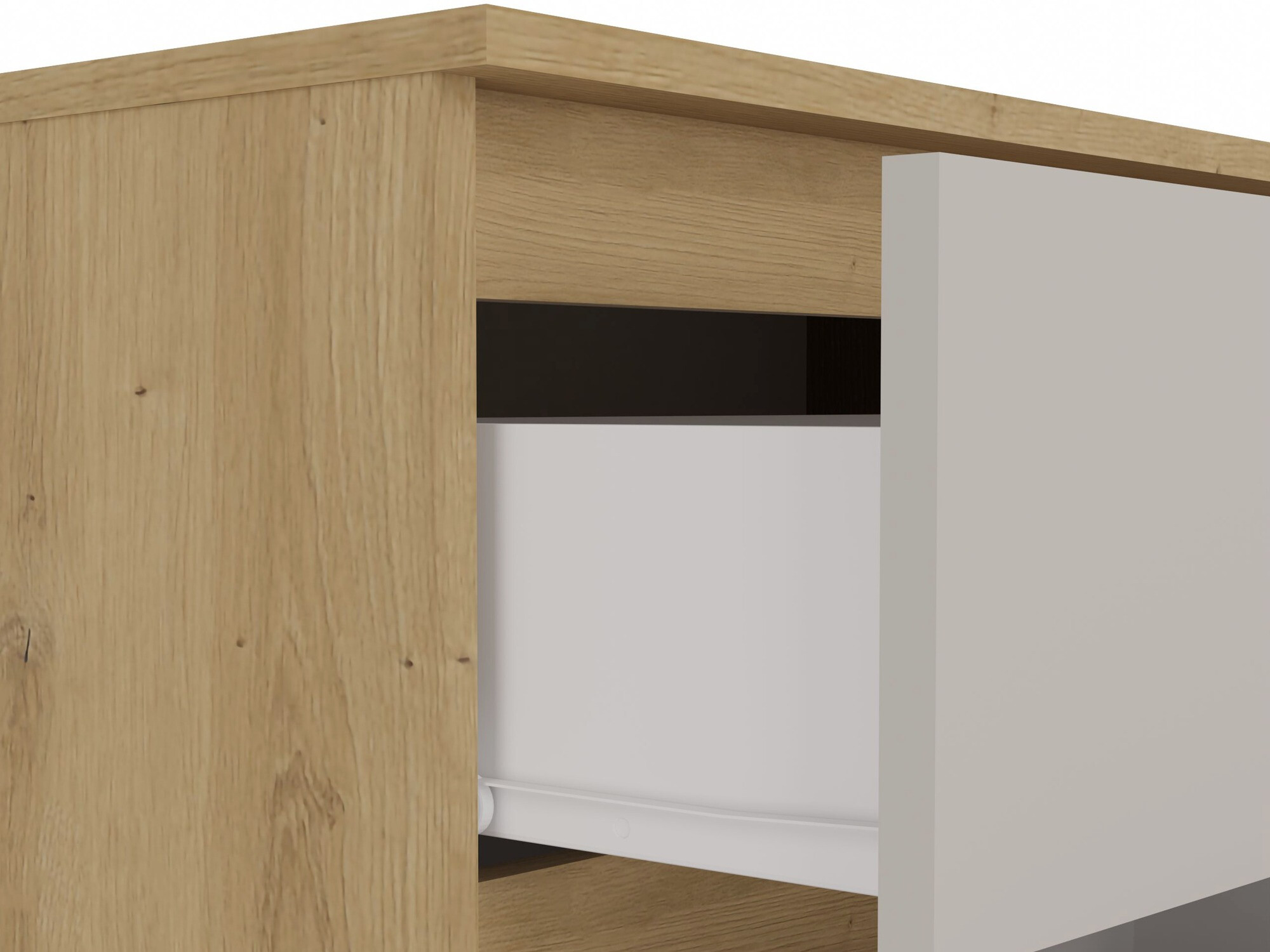 Kumode Elbvelu 102 (Artisan ozols + Kašmirs)