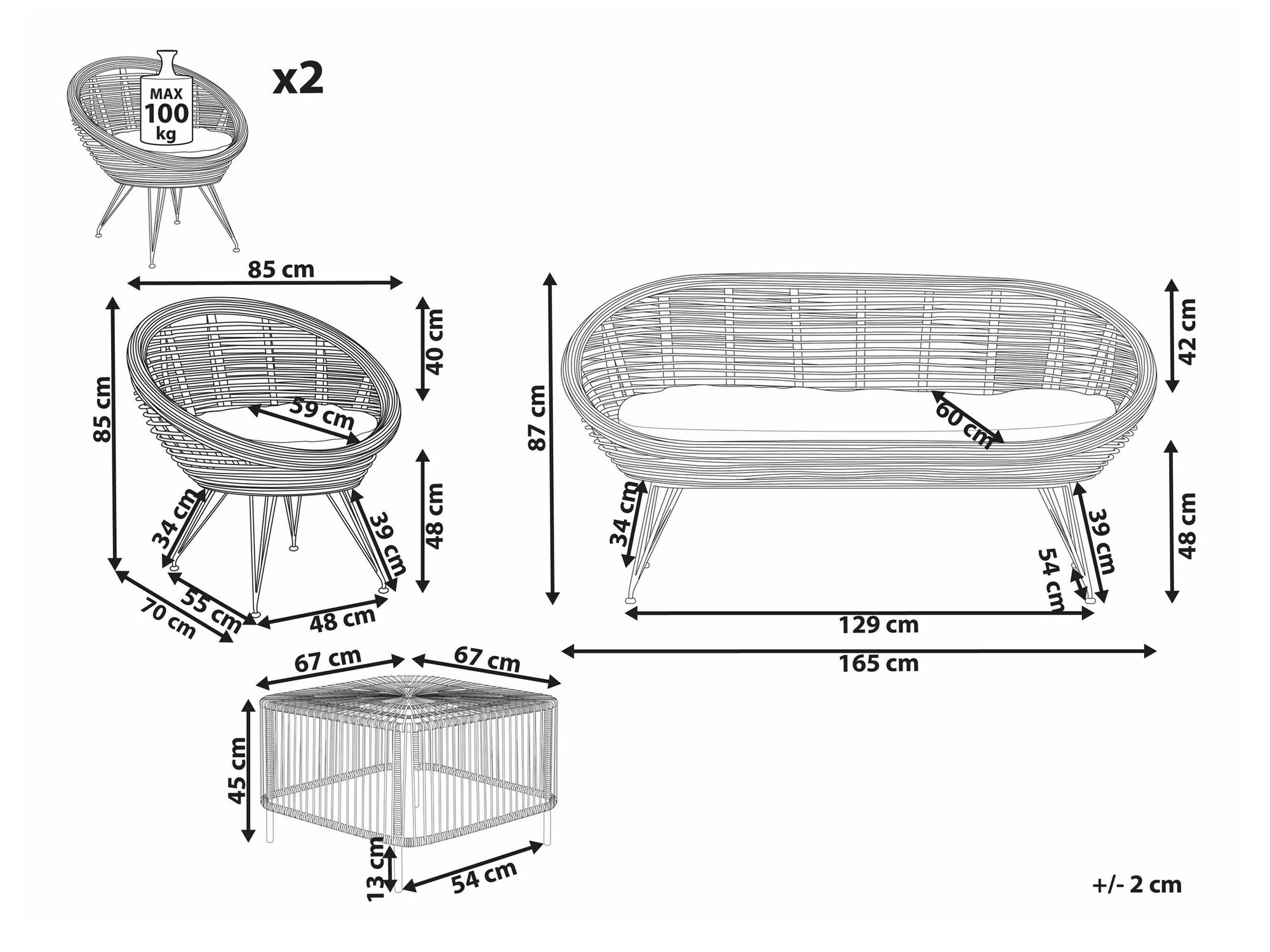 Садовый комплект Marsona 103