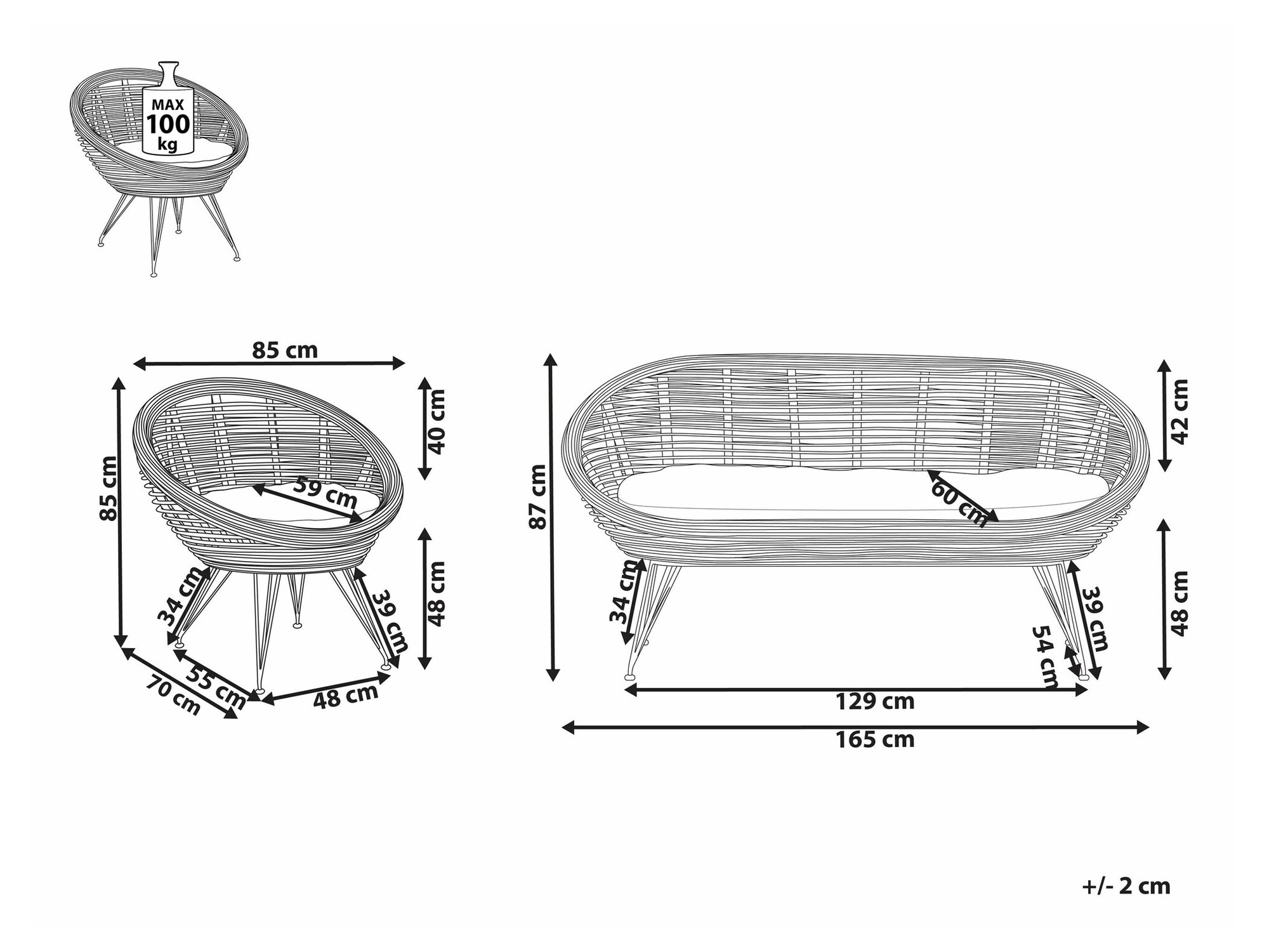 Садовый комплект Marsona 104