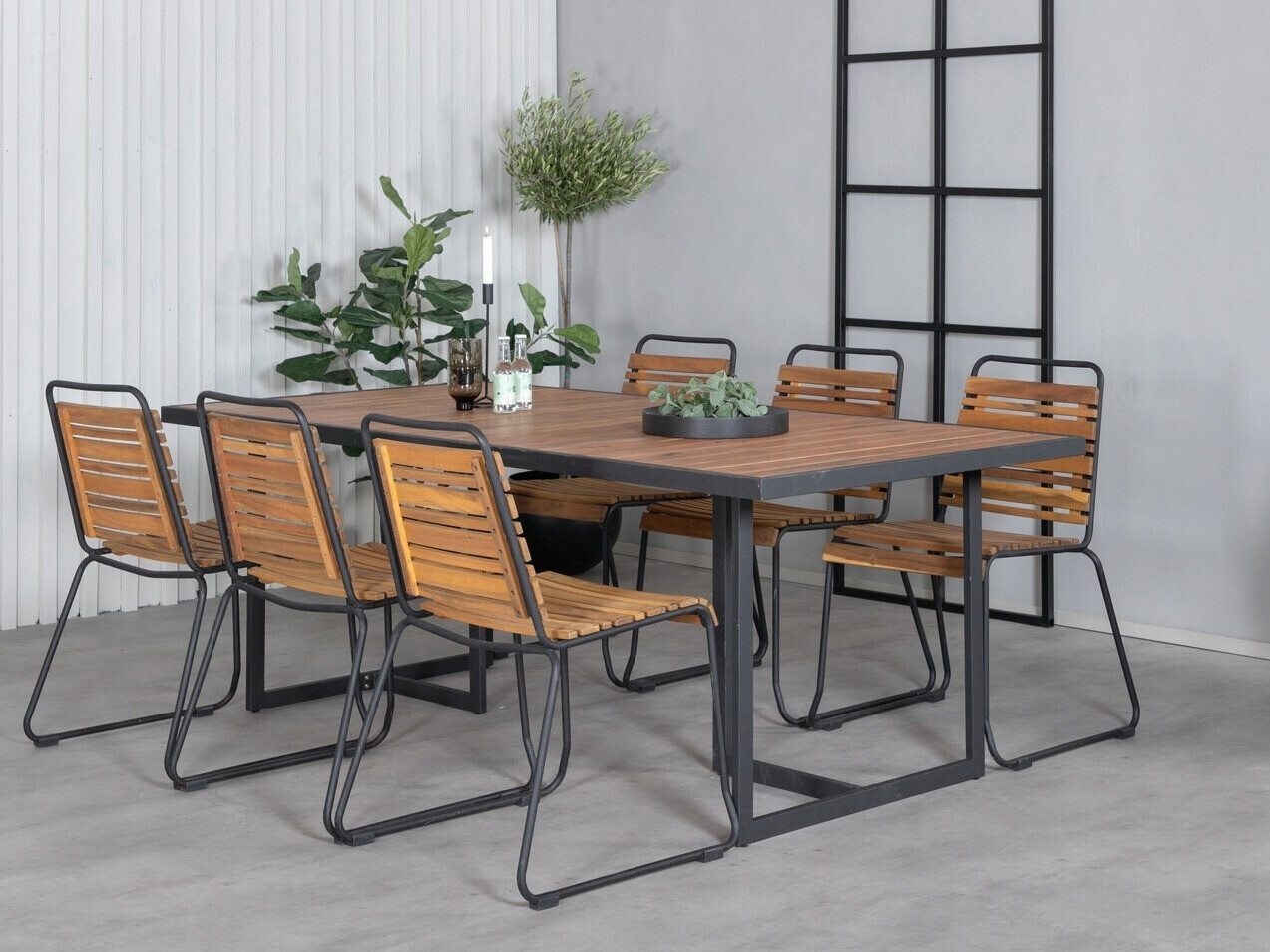 Galds un krēslu komplekts Dallas 2901