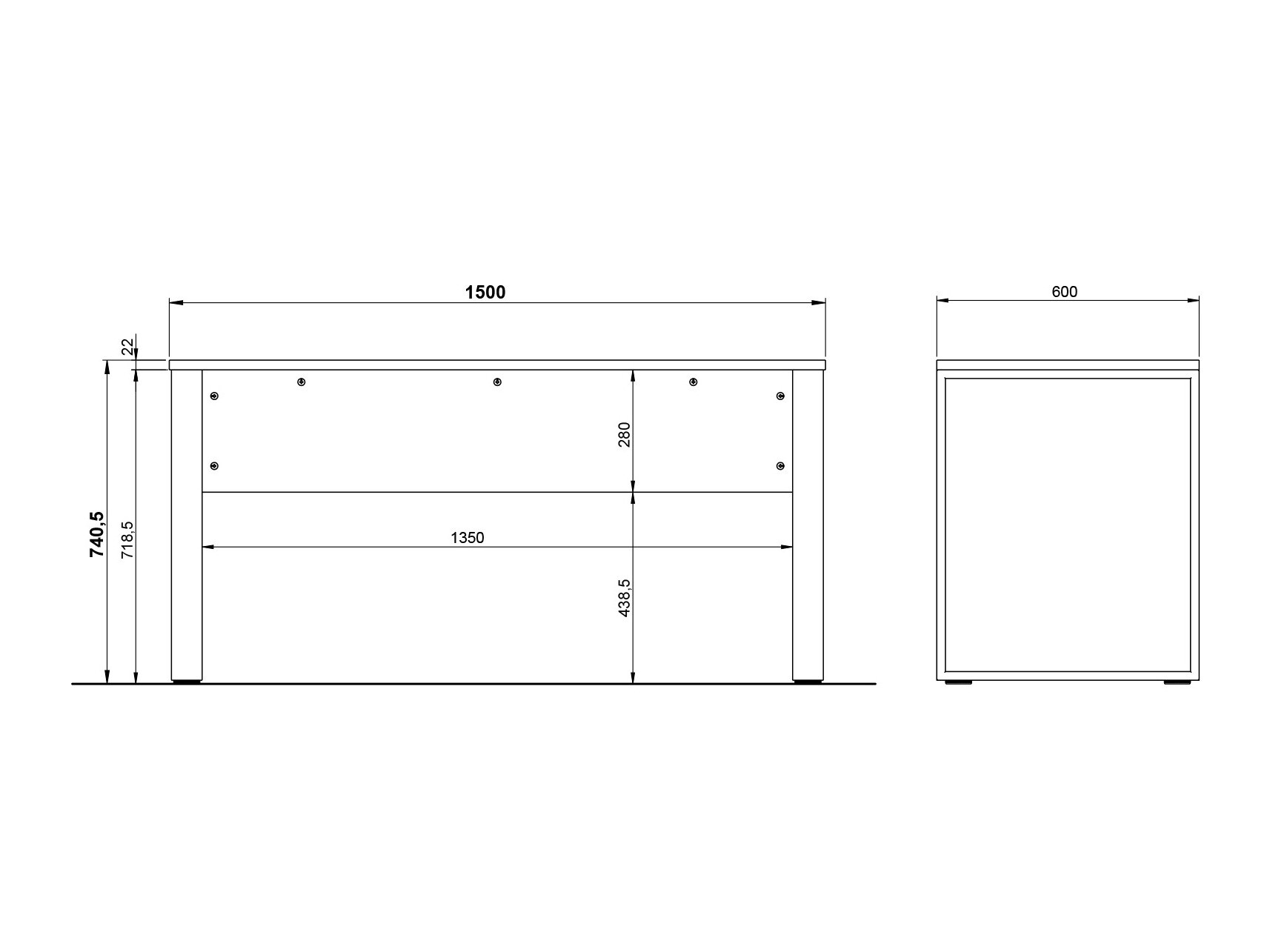 Комплект для домашнего офиса Solaro 102 (Графит)
