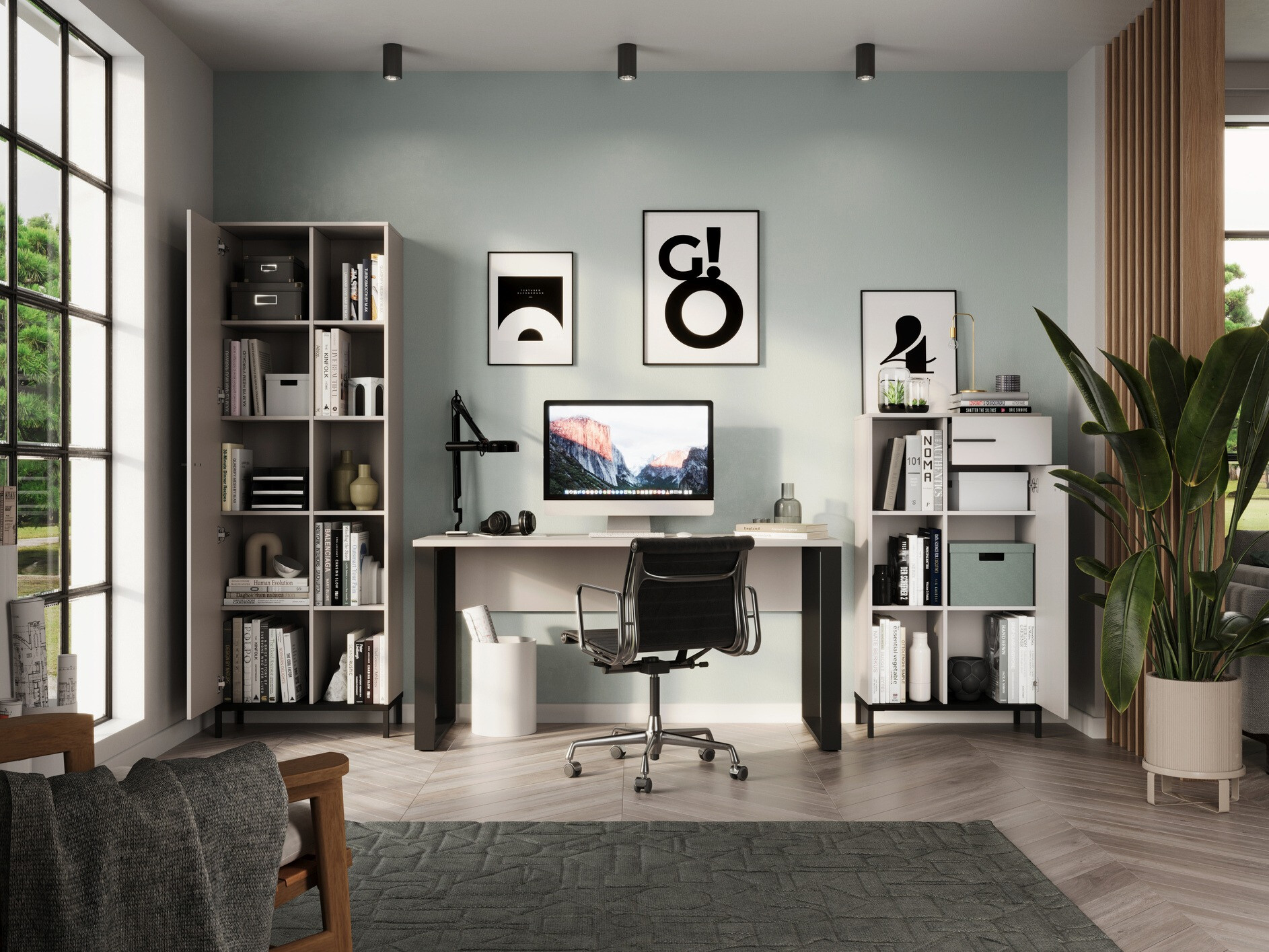 Комплект для домашнего офиса Solaro 102 (Кашемир)