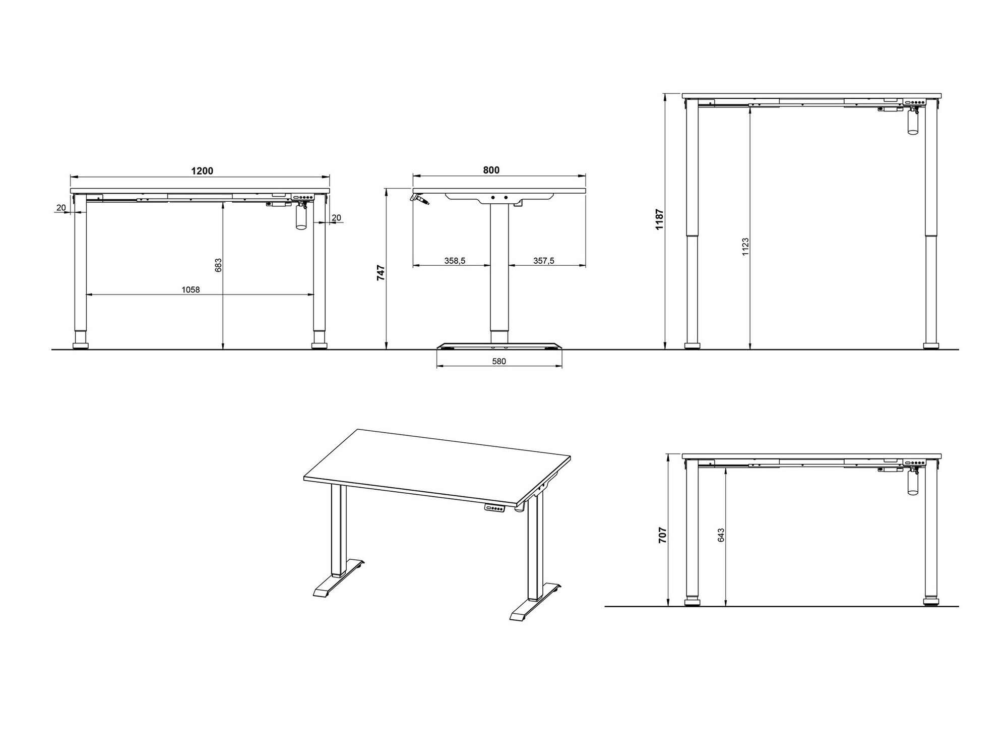 Комплект для домашнего офиса Solaro 103 (Кашемир)