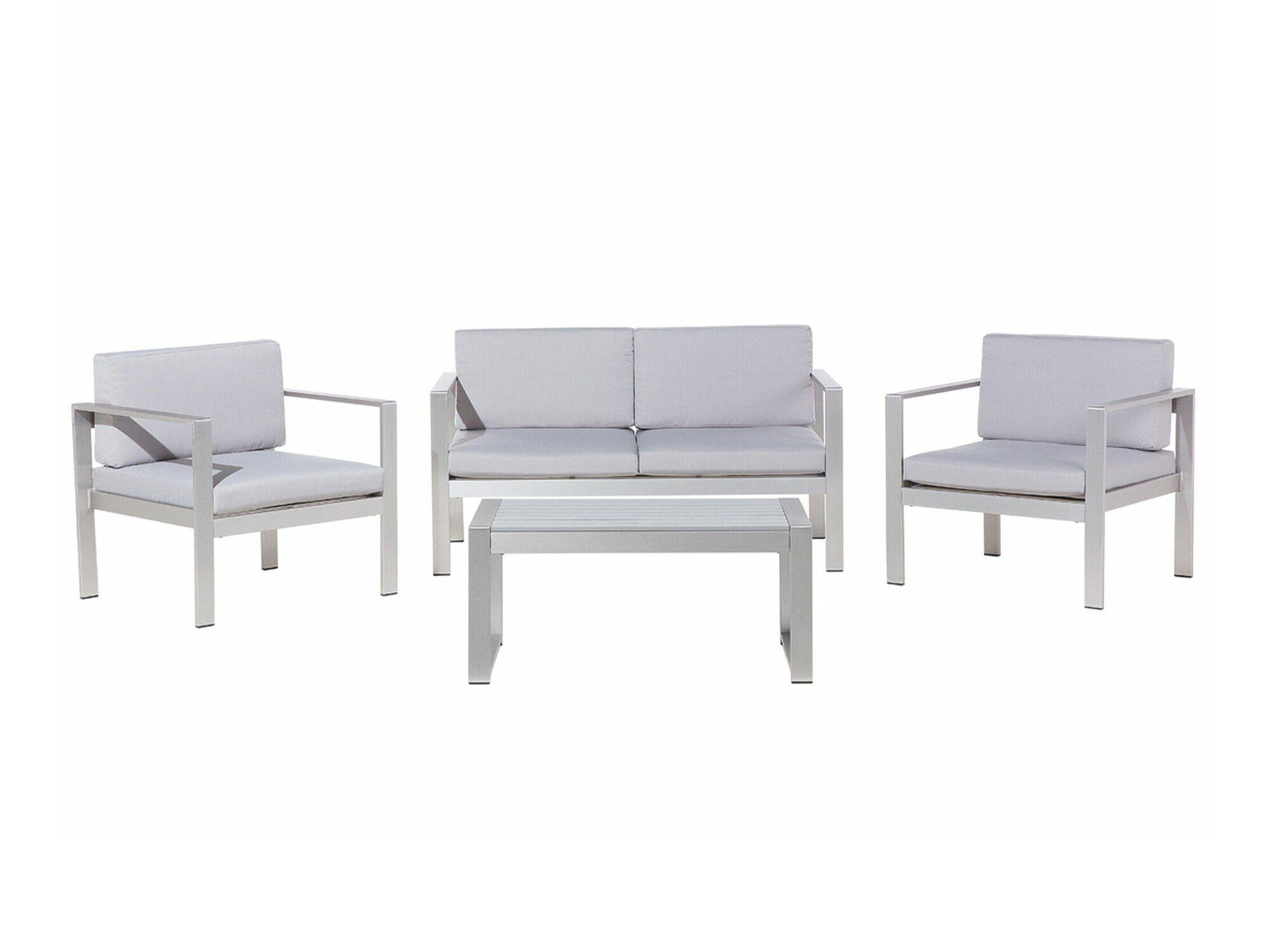 Dārza mēbeļu komplekts Berwyn 2584 (Gaiši pelēks)