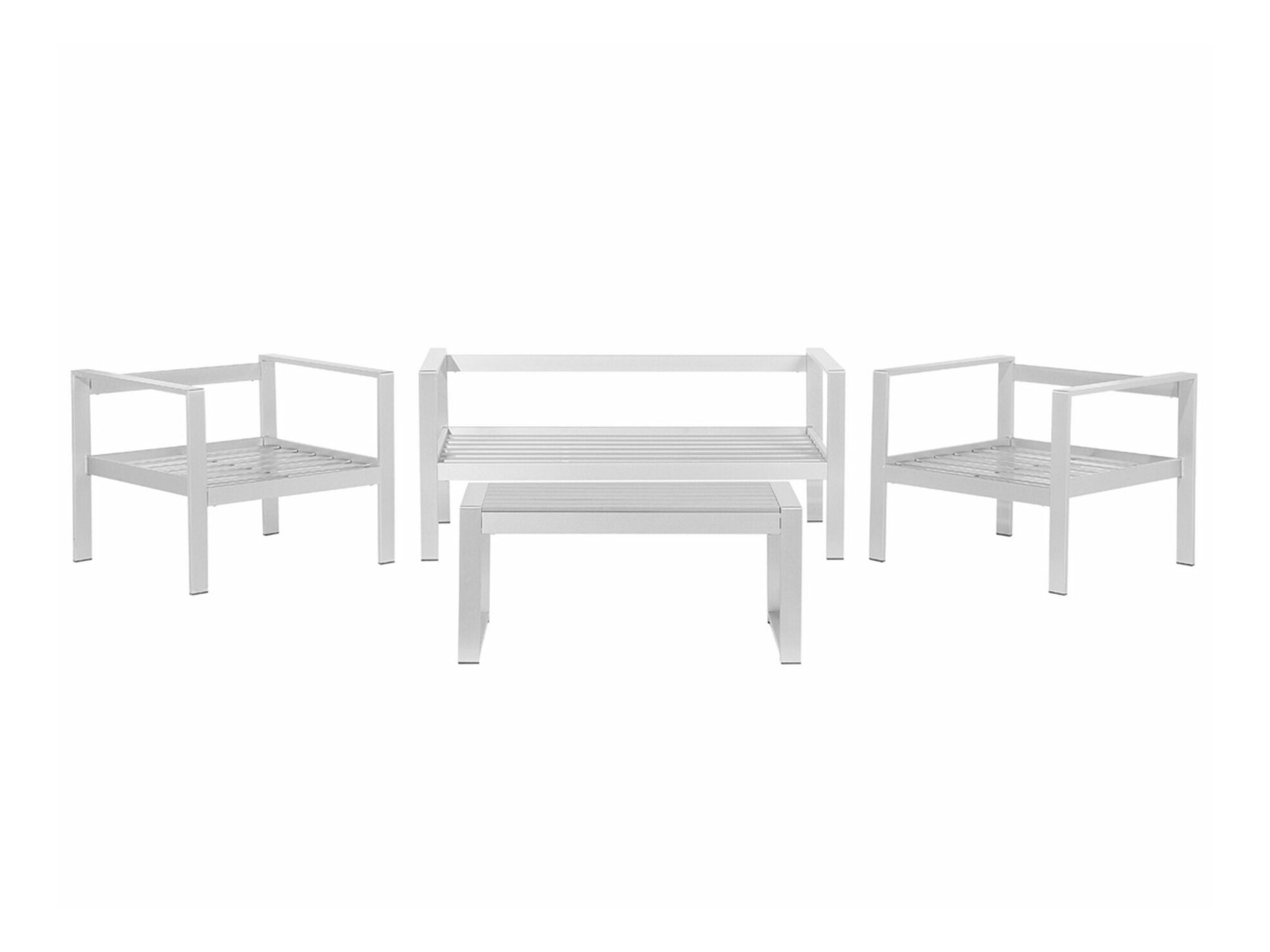 Dārza mēbeļu komplekts Berwyn 2584 (Gaiši pelēks)