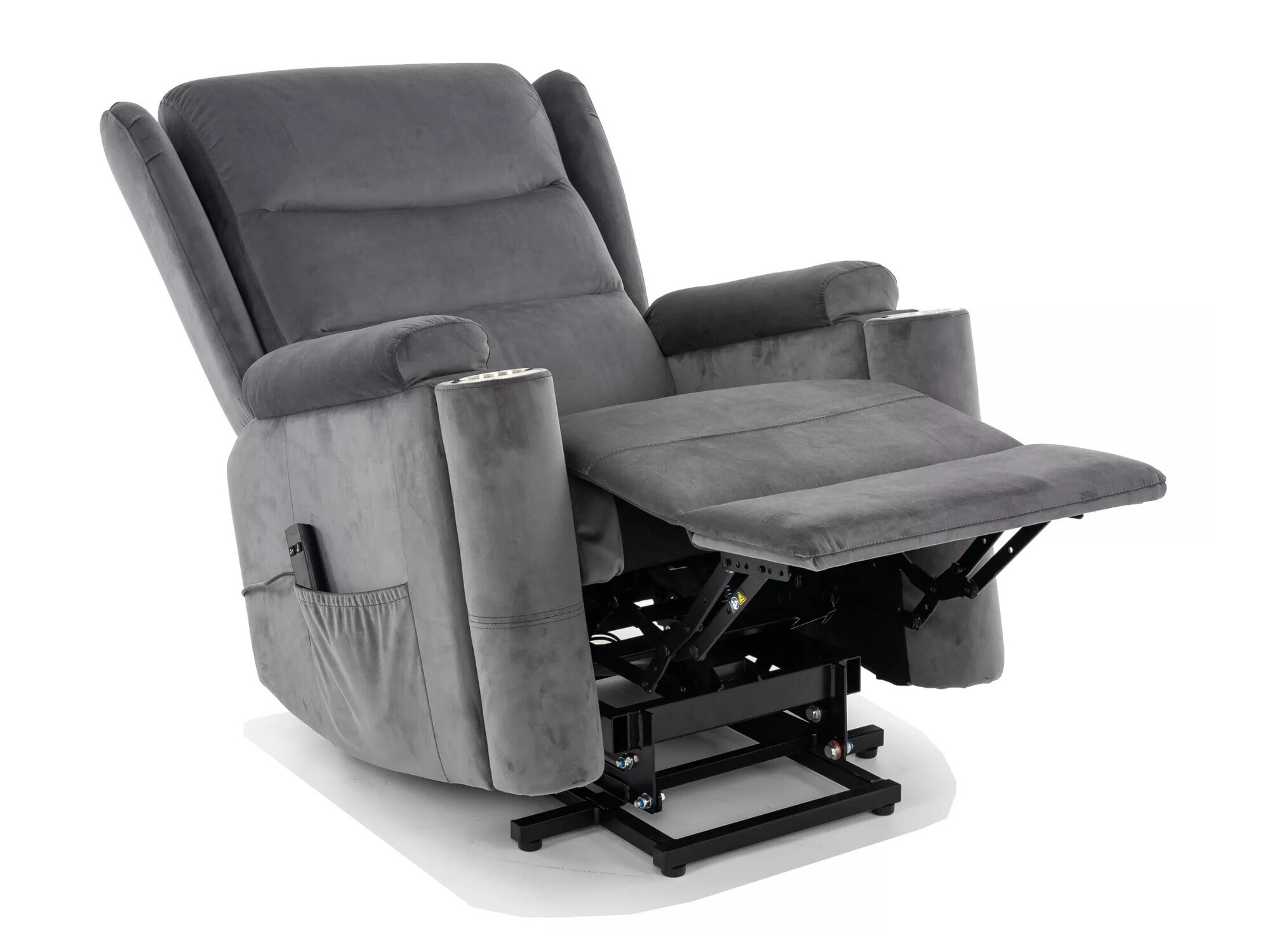 Krēsls reglainer Detroit 715 (Tumši pelēks)